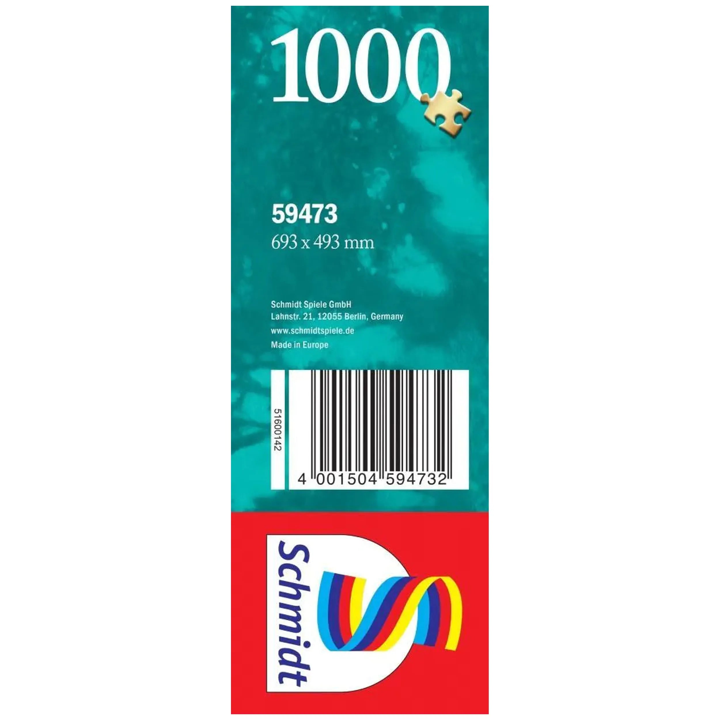 Schmidt Spiele - Disney Livre de la Jungle 1000 Pcs - Puzzles
