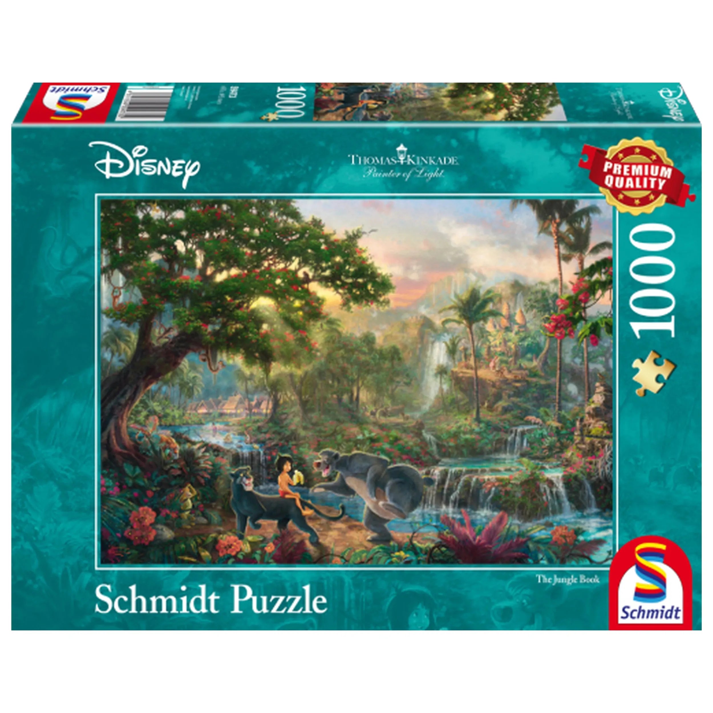 Schmidt Spiele - Disney Livre de la Jungle 1000 Pcs - Puzzles