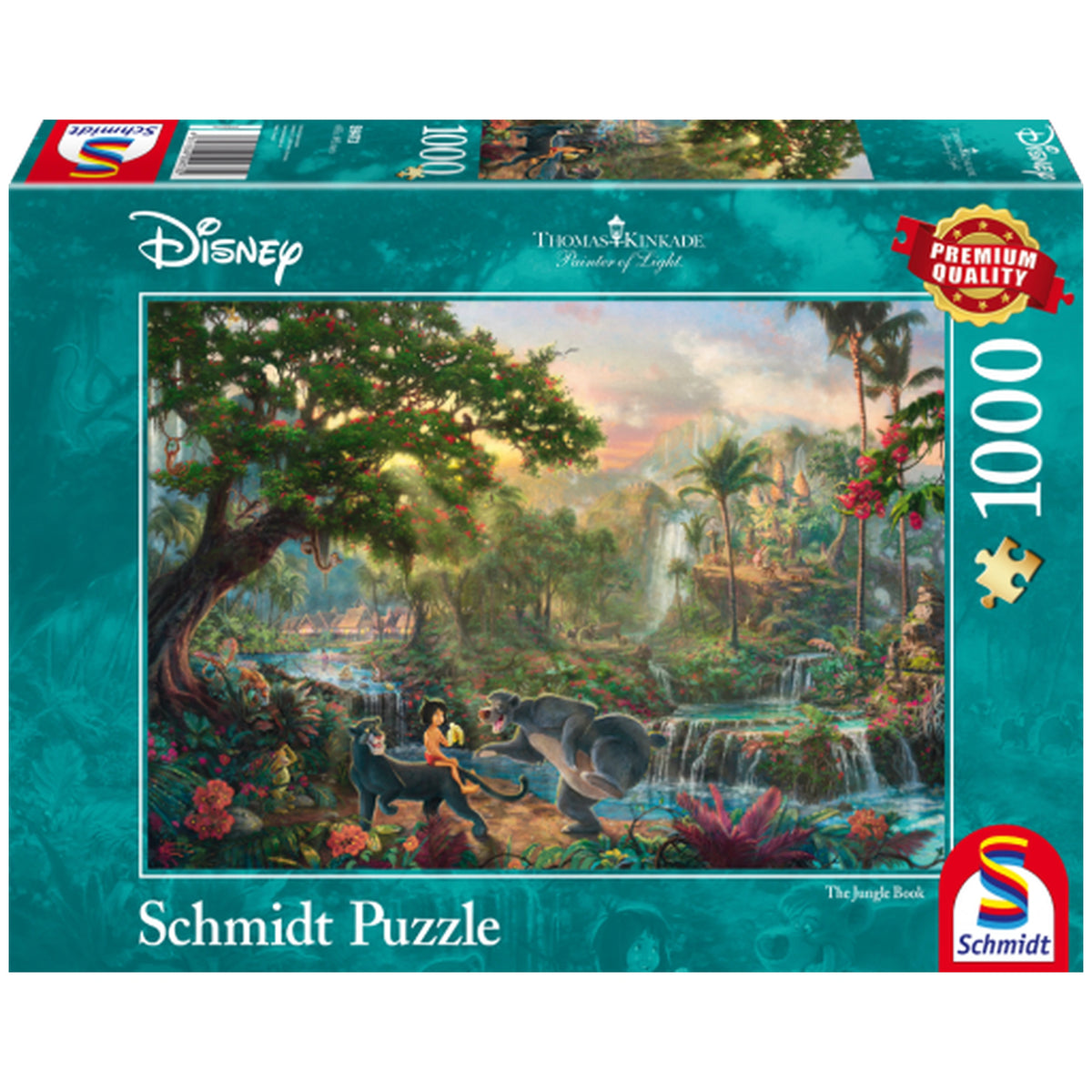 Schmidt Spiele - Disney Livre de la Jungle 1000 Pcs - Puzzles
