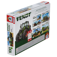 Schmidt Spiele - Fendt 724 Vario, Fendt 716 Vario avec chargeur frontal Cargo 4x85 100 pièces - Puzzles