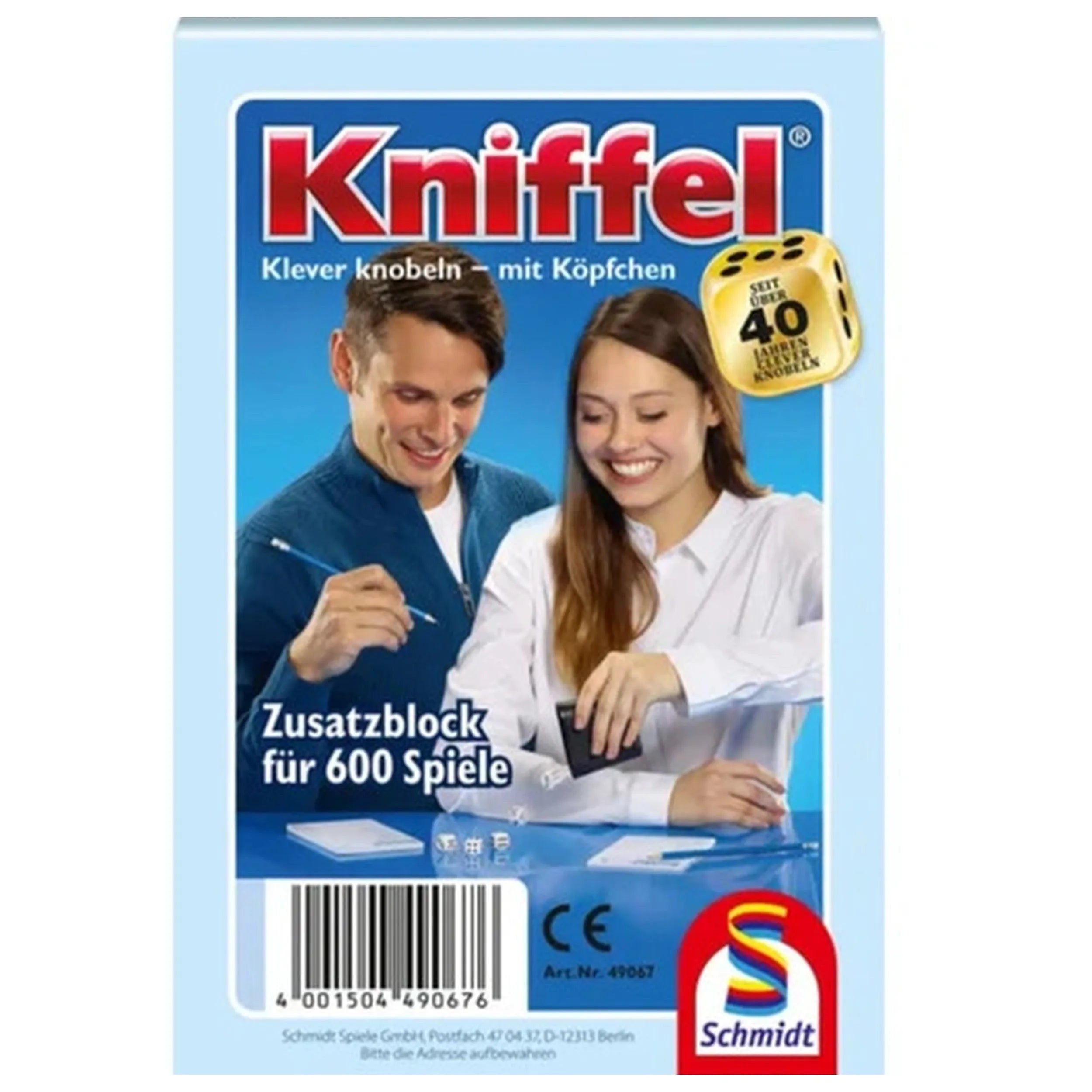 Schmidt Spiele - Bloc Kniffel - Jeux de Famille
