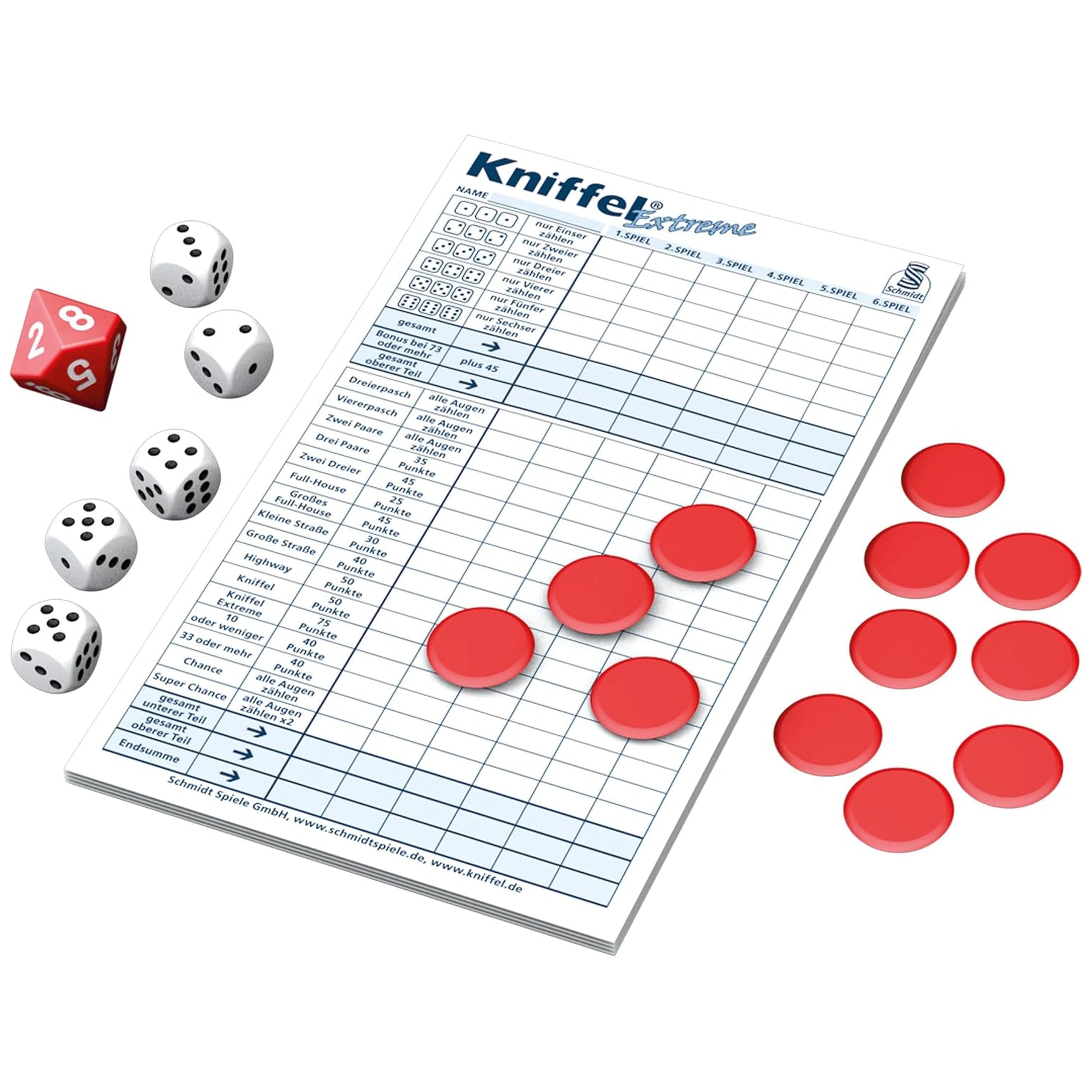 Schmidt Spiele - Kniffel Extreme - Family Games