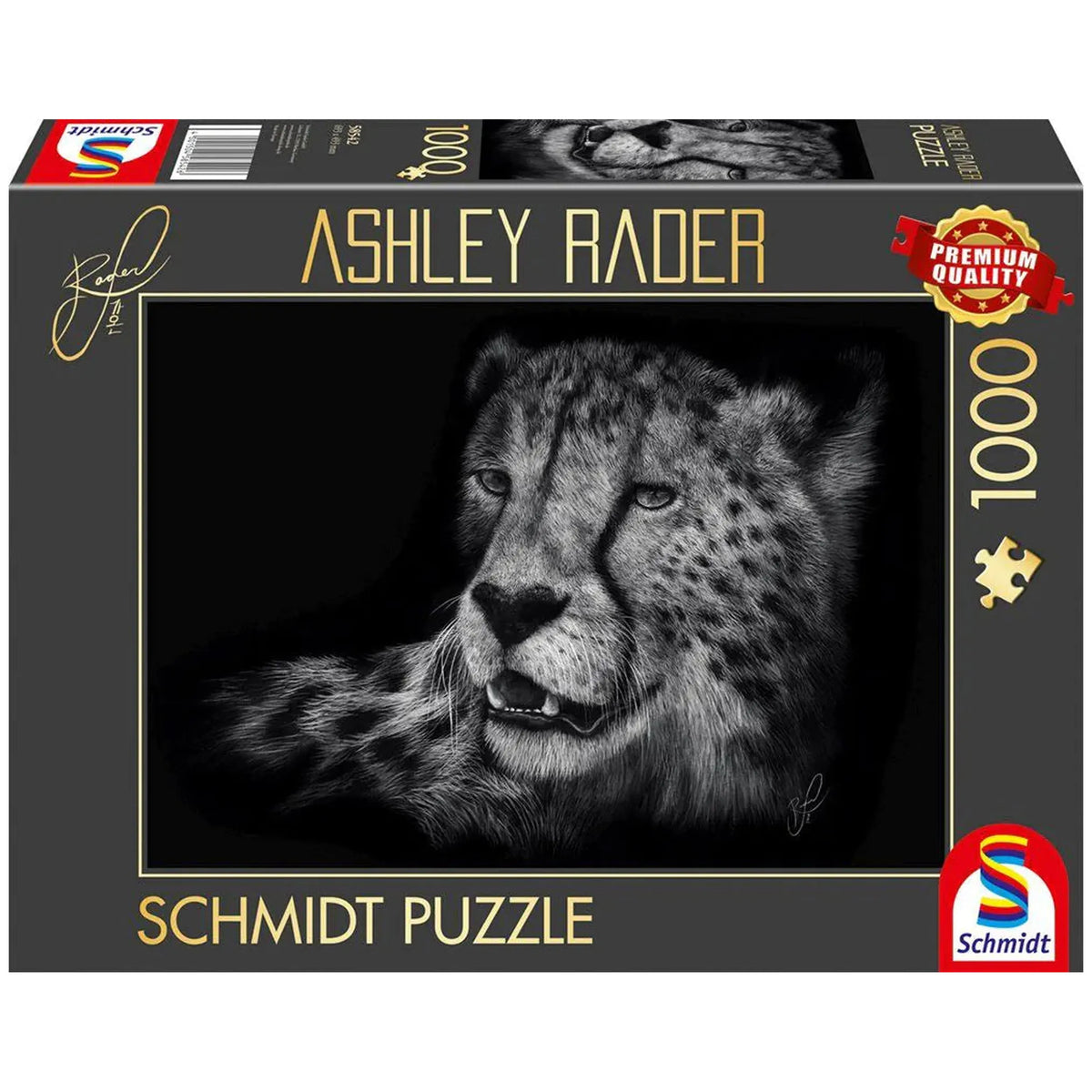 Schmidt Spiele - Speed ​​- Cheetah, sous le signe de la grâce 1000 pièces - puzzles