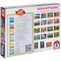 Schmidt Spiele - Fleurs Violettes 1000 Pcs - Puzzles