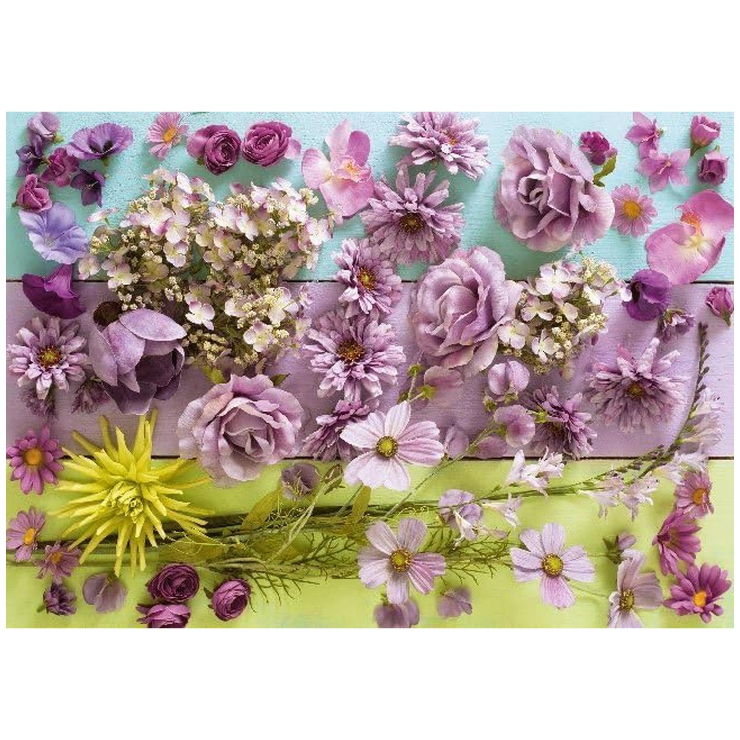 Schmidt Spiele - Fleurs Violettes 1000 Pcs - Puzzles