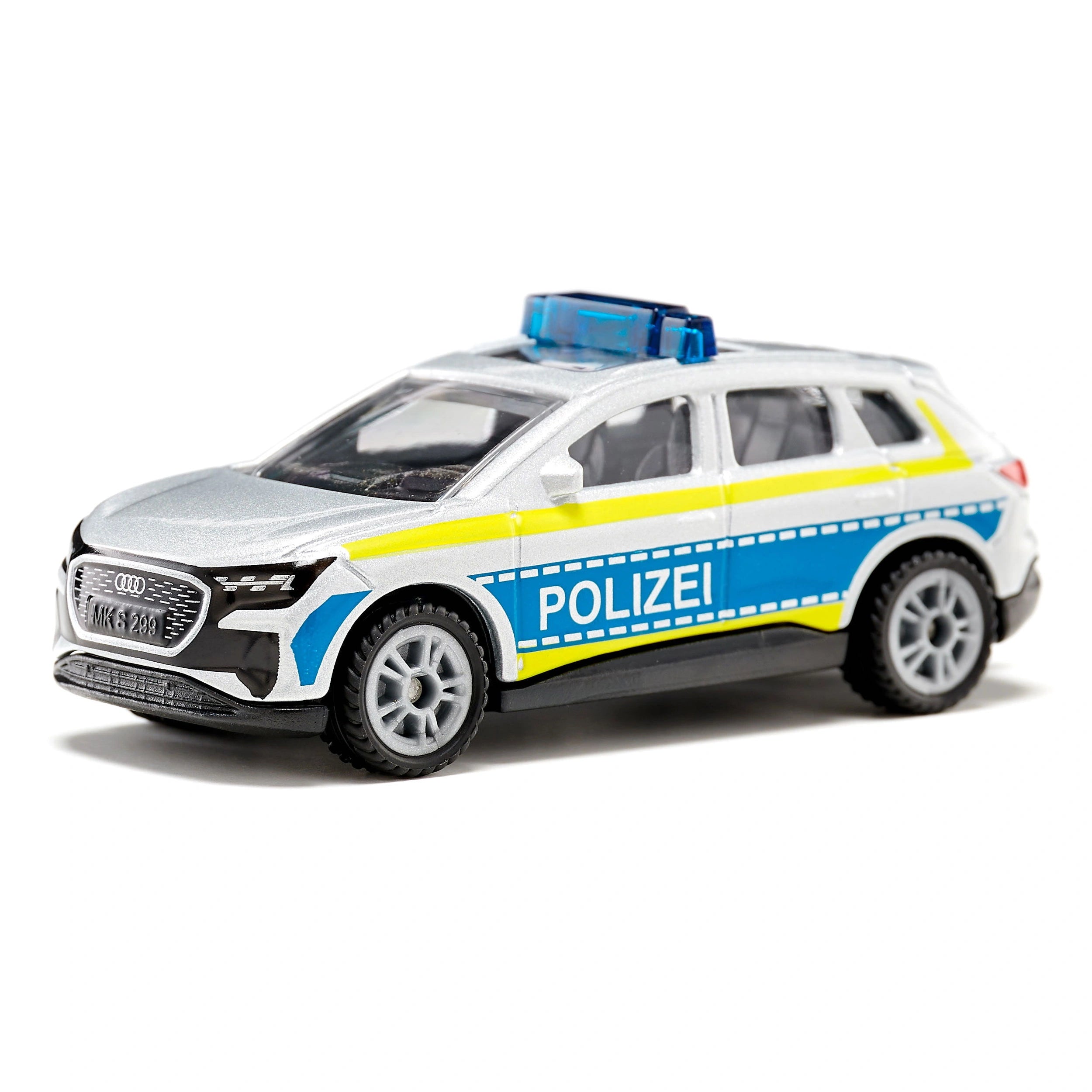 Siku - Audi Q4 Véhicule d'urgence de police - Véhicules de jeu