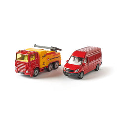 Siku - Camion de dépannage avec fourgon - Véhicules de jeu