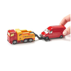 Siku - Camion de dépannage avec fourgon - Véhicules de jeu