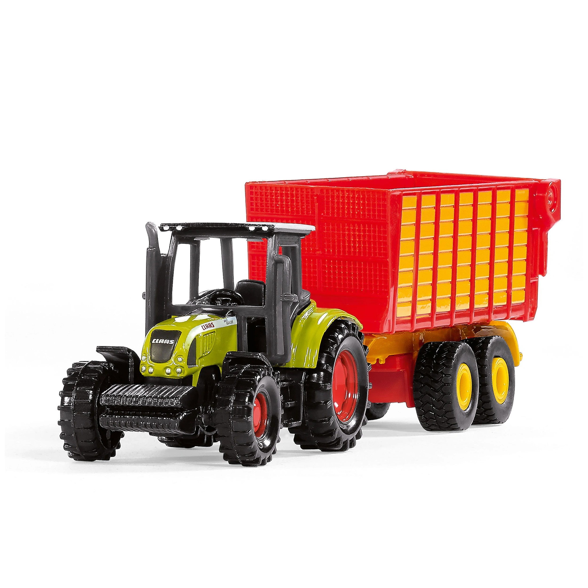 Siku - Tracteur Claas avec remorque à ensilage - Véhicules de jeu