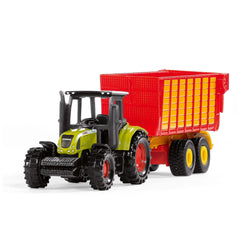 Siku - Tracteur Claas avec remorque à ensilage - Véhicules de jeu