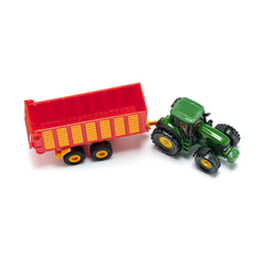 Siku - Tracteur Claas avec remorque à ensilage - Véhicules de jeu