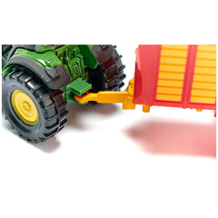 Siku - Tracteur Claas avec remorque à ensilage - Véhicules de jeu