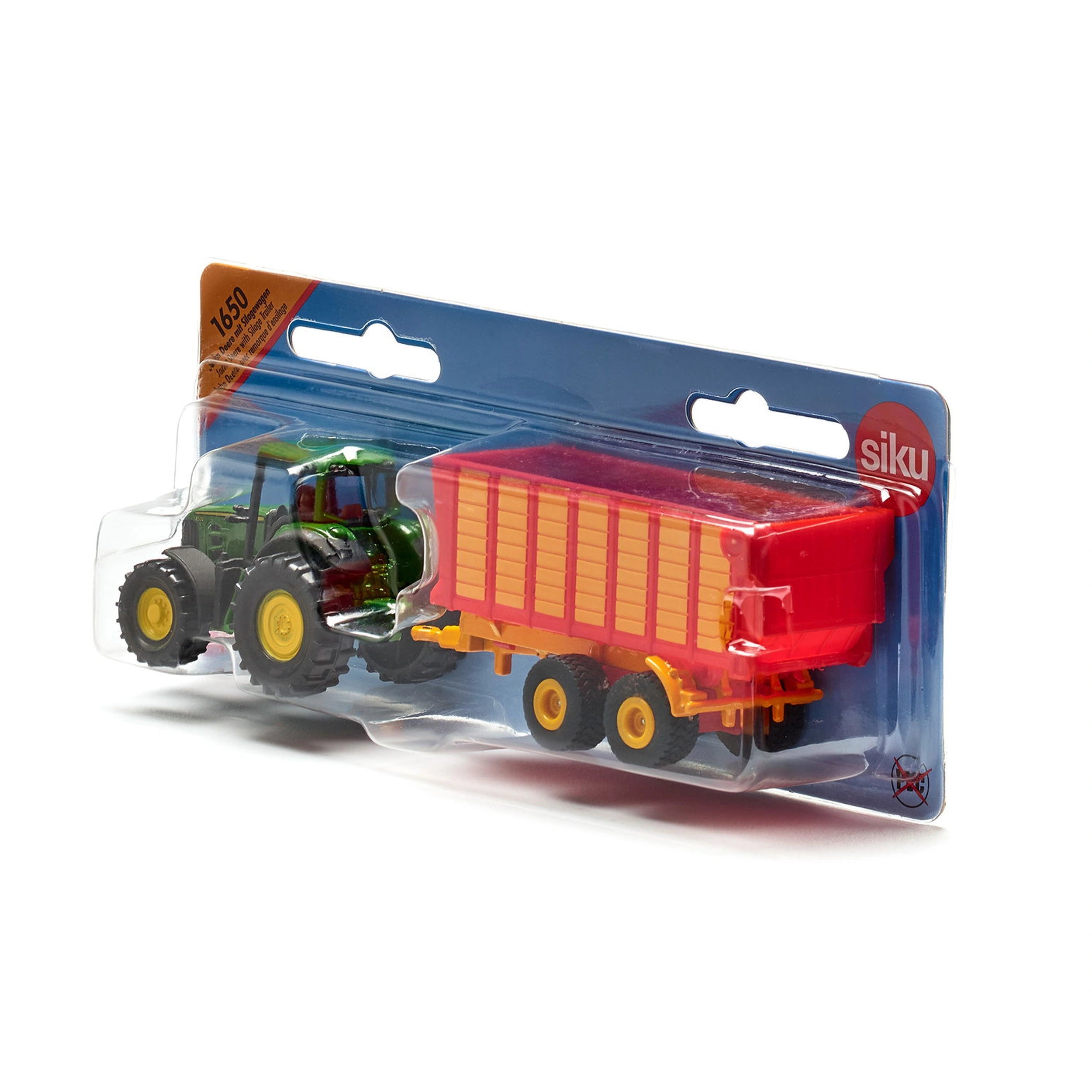 Siku - Tracteur Claas avec remorque à ensilage - Véhicules de jeu