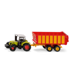 Siku - Tracteur Claas avec remorque à ensilage - Véhicules de jeu