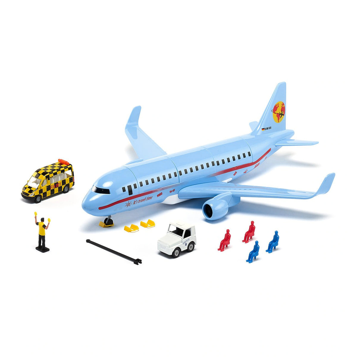 Siku - Avion de ligne avec accessoires - Ensembles de jeux pour enfants