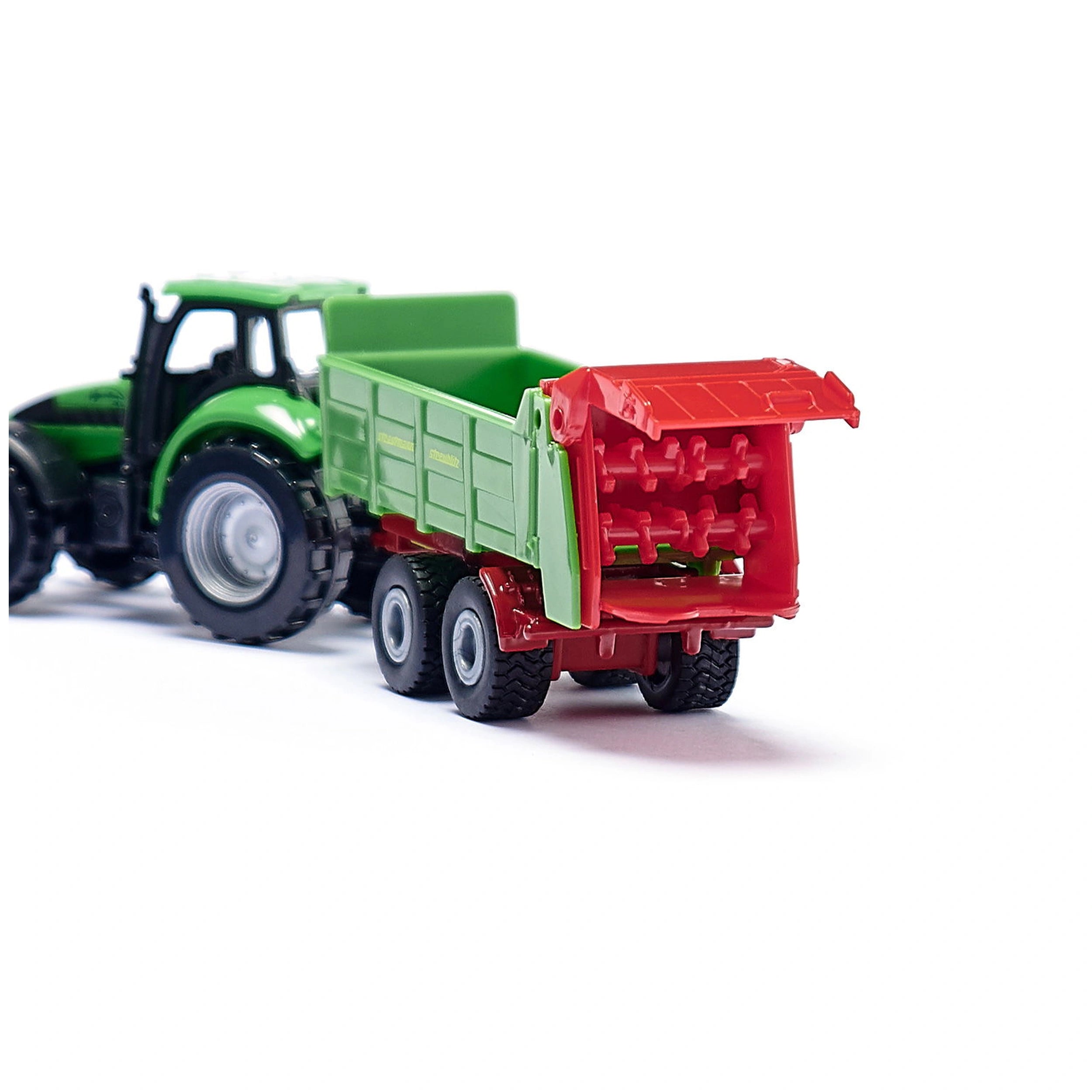 Siku - DEUTZ-FAHR avec épandeur de fumier universel Strautmann - Véhicules de jeu