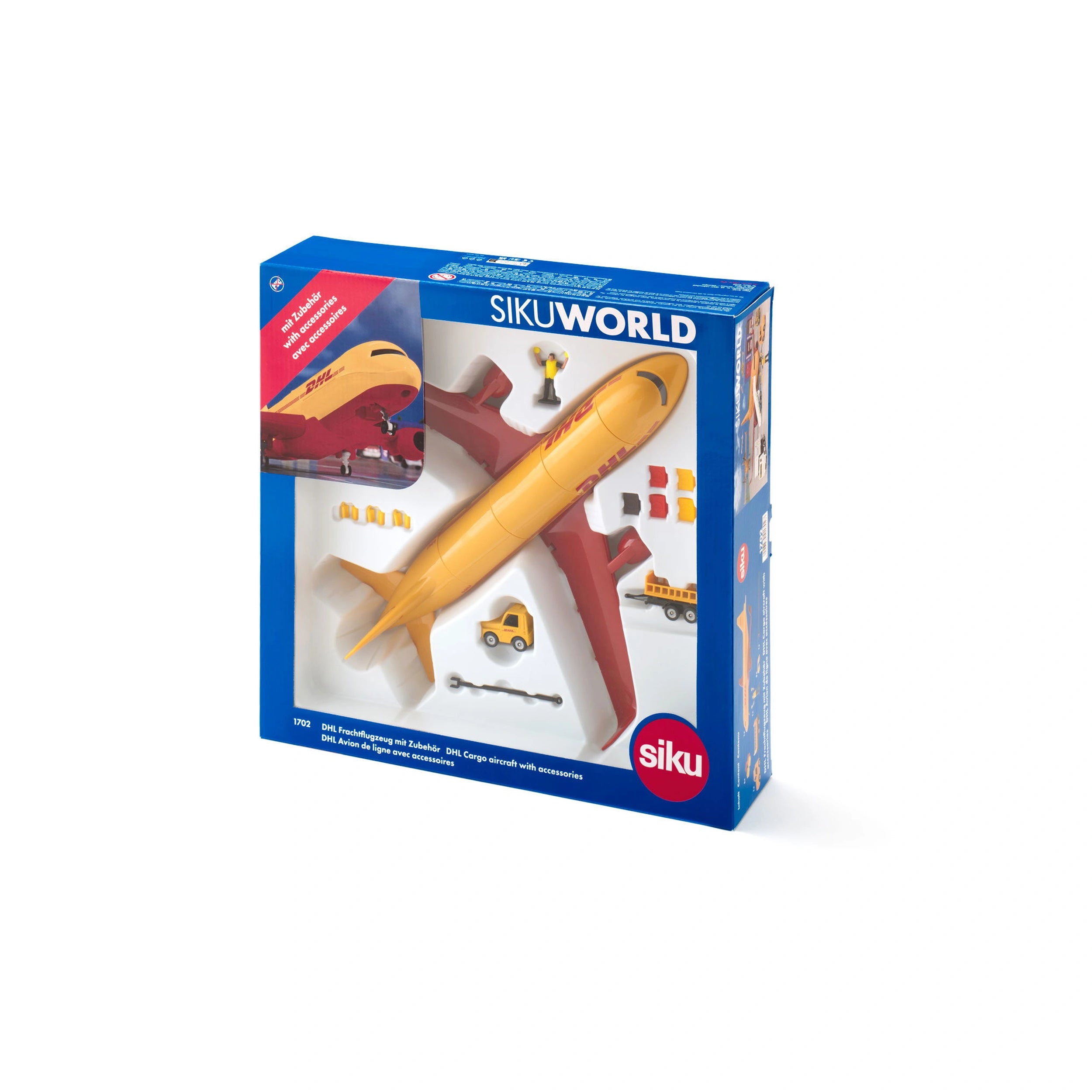 Siku - Avion cargo DHL avec accessoires - Jeux de construction