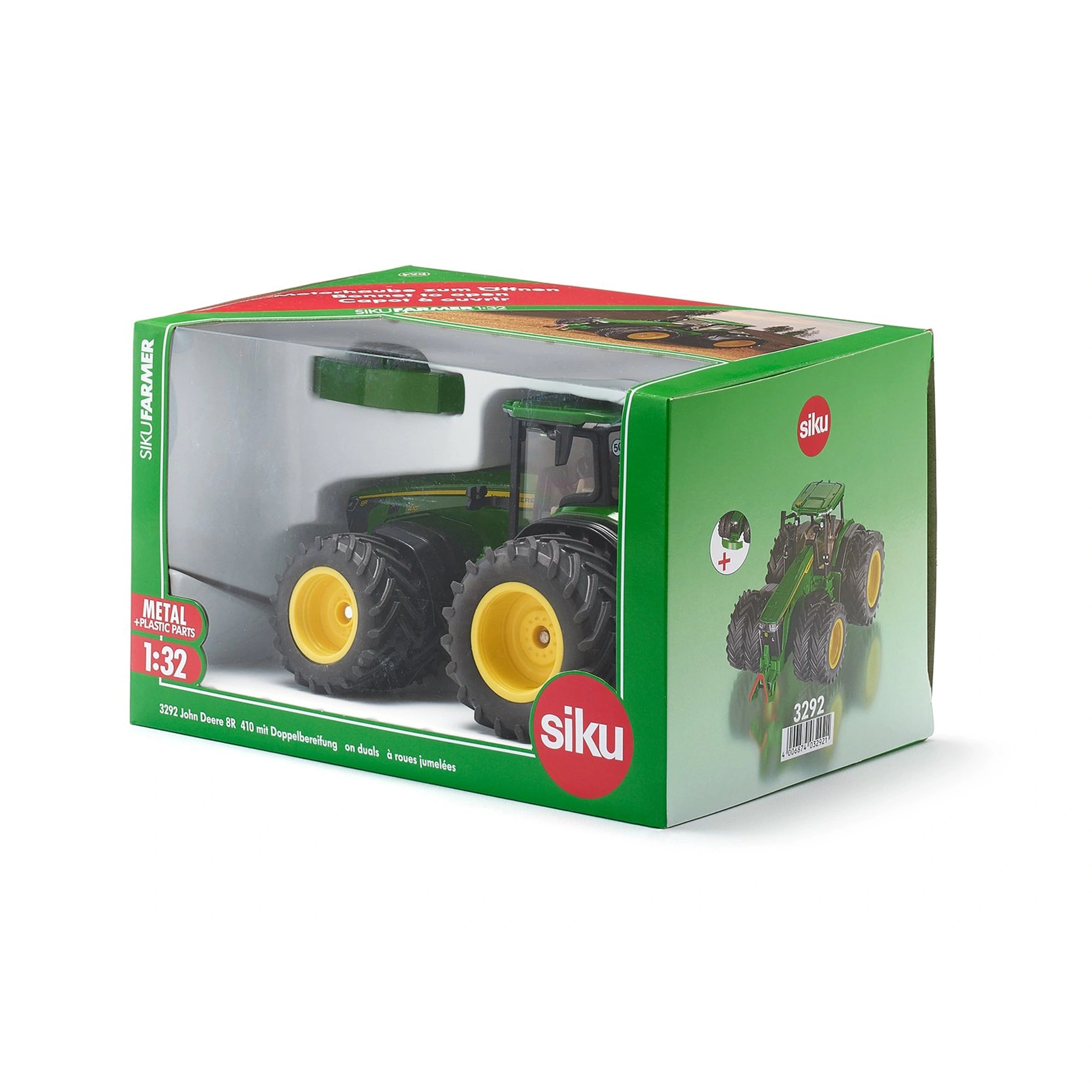 Siku - John Deere 8R 410 with Double Tyres - Play Vehicles