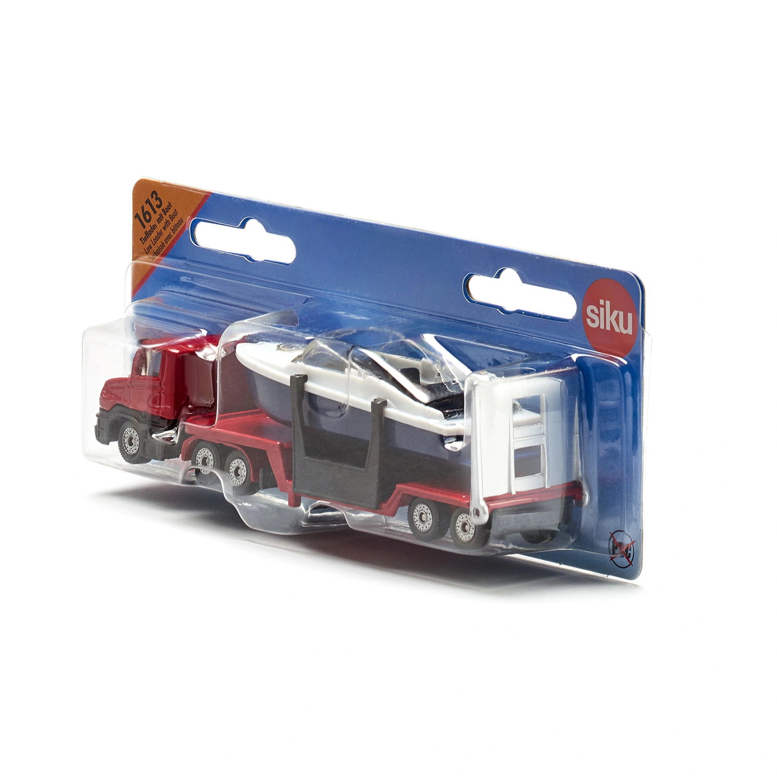 Siku - Low loader with boat - Play Vehicles