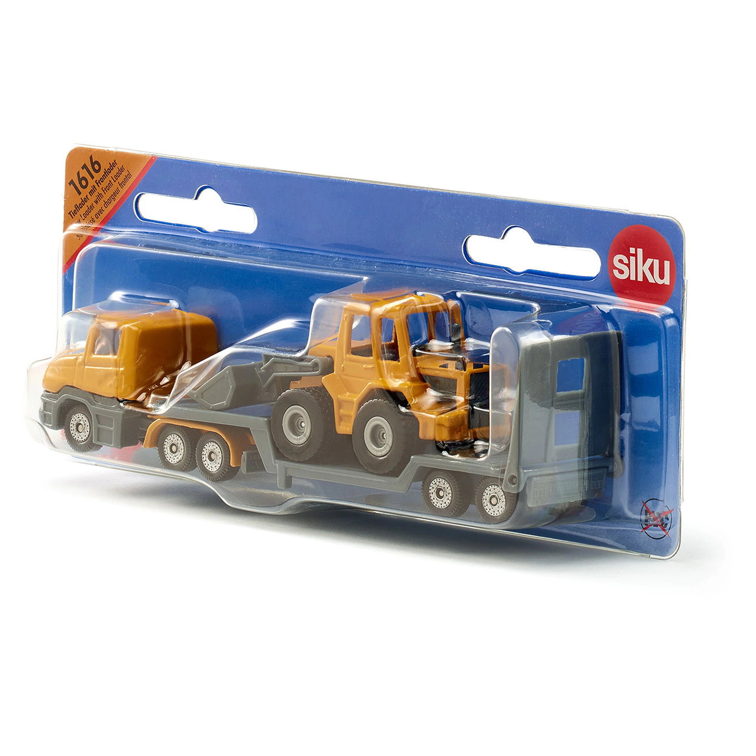 Siku - Low loader with front loader - Play Vehicles