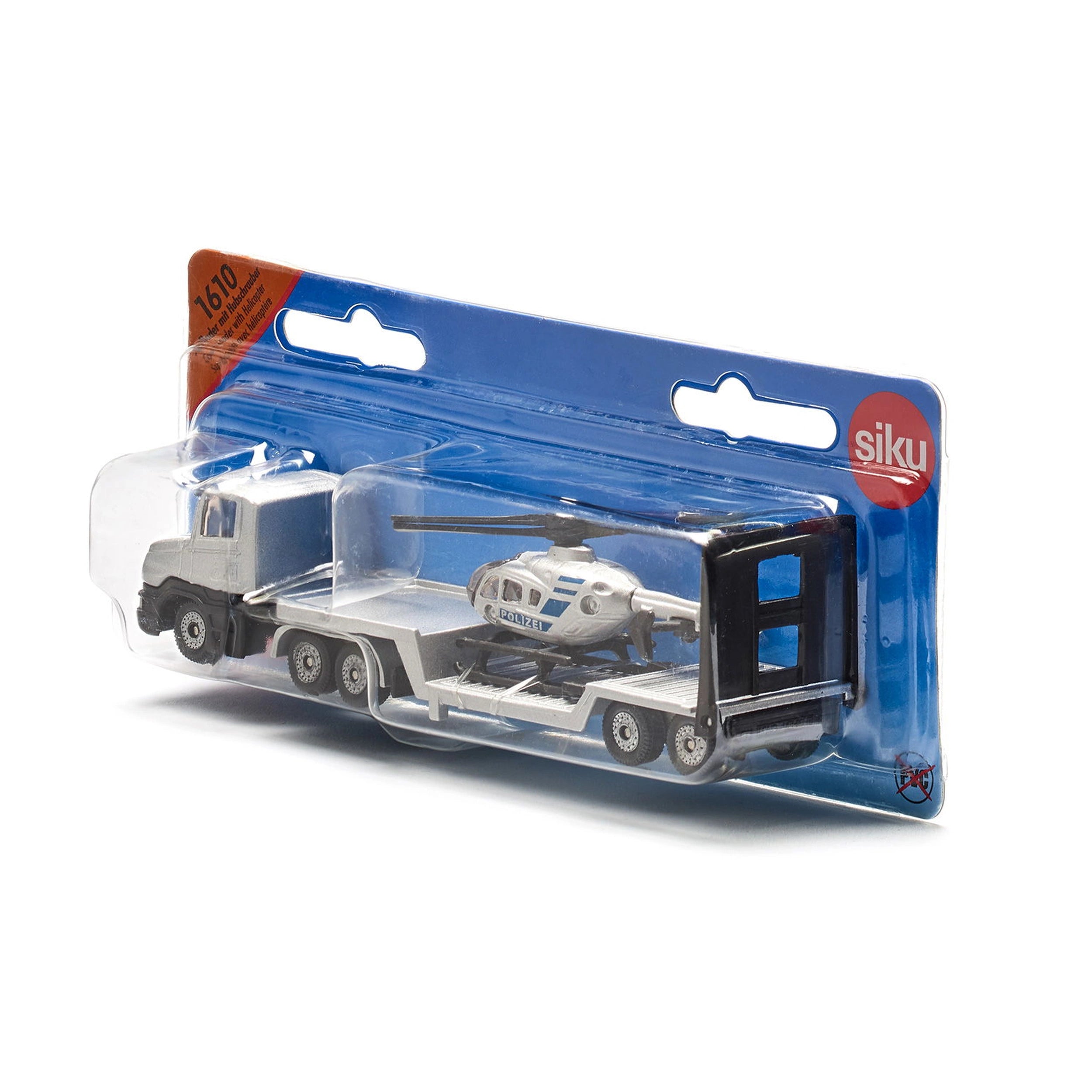 Siku - Low loader with helicopter - Play Vehicles