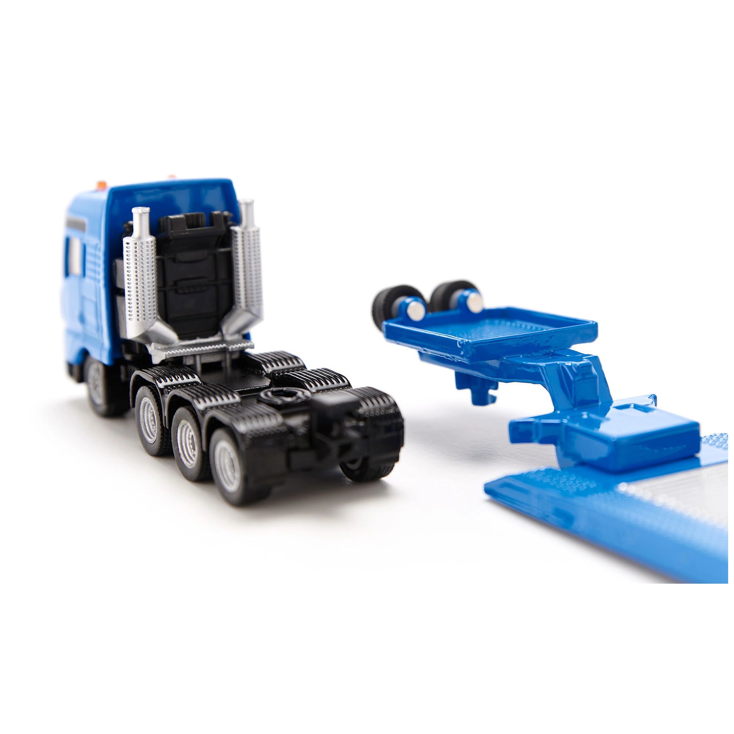 Siku - MAN heavy haulage transporter with Liebherr excavator - Play Vehicles