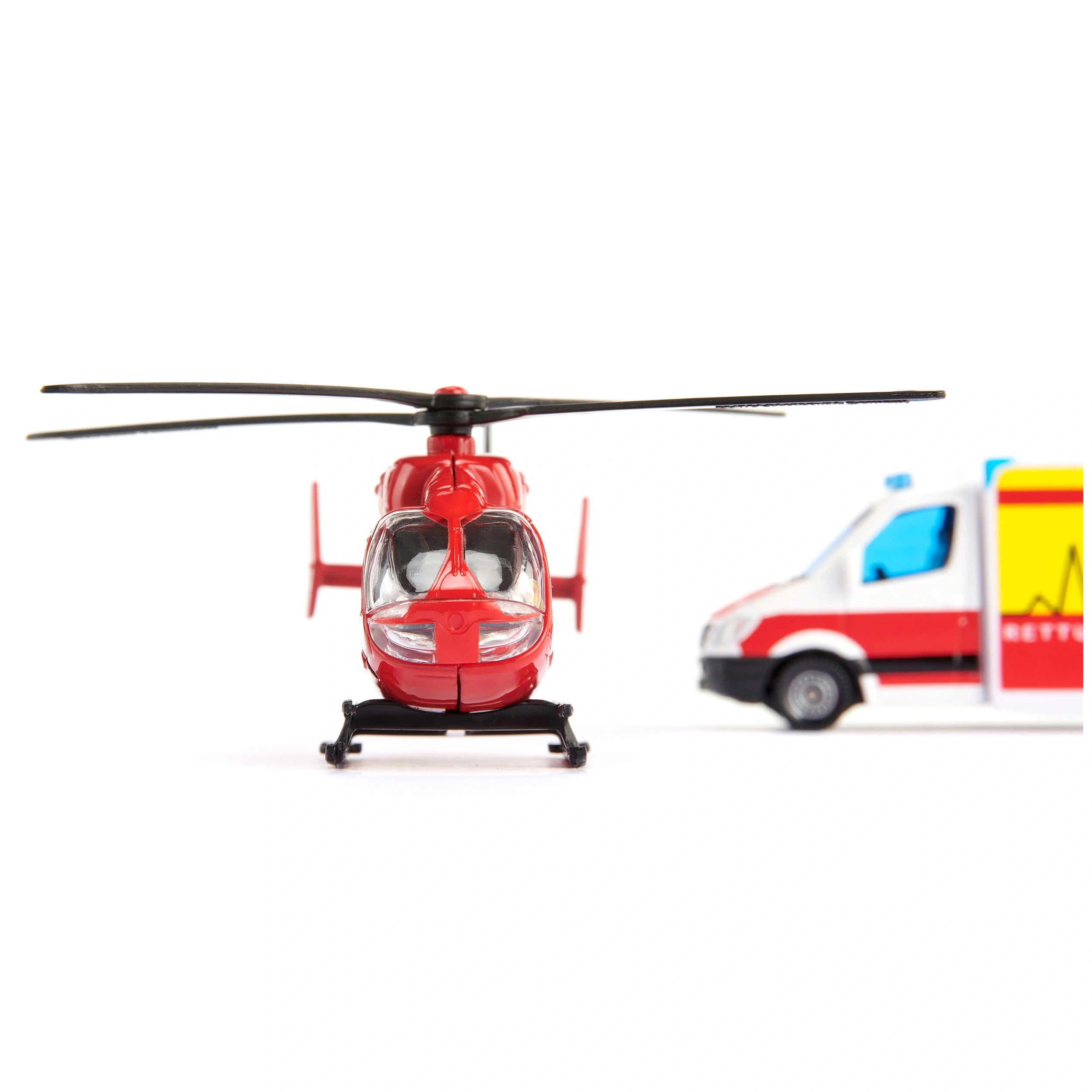 Siku - Mercedes-Benz ambulance and helicopter - Play Vehicles