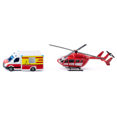 Siku - Mercedes-Benz ambulance and helicopter - Play Vehicles