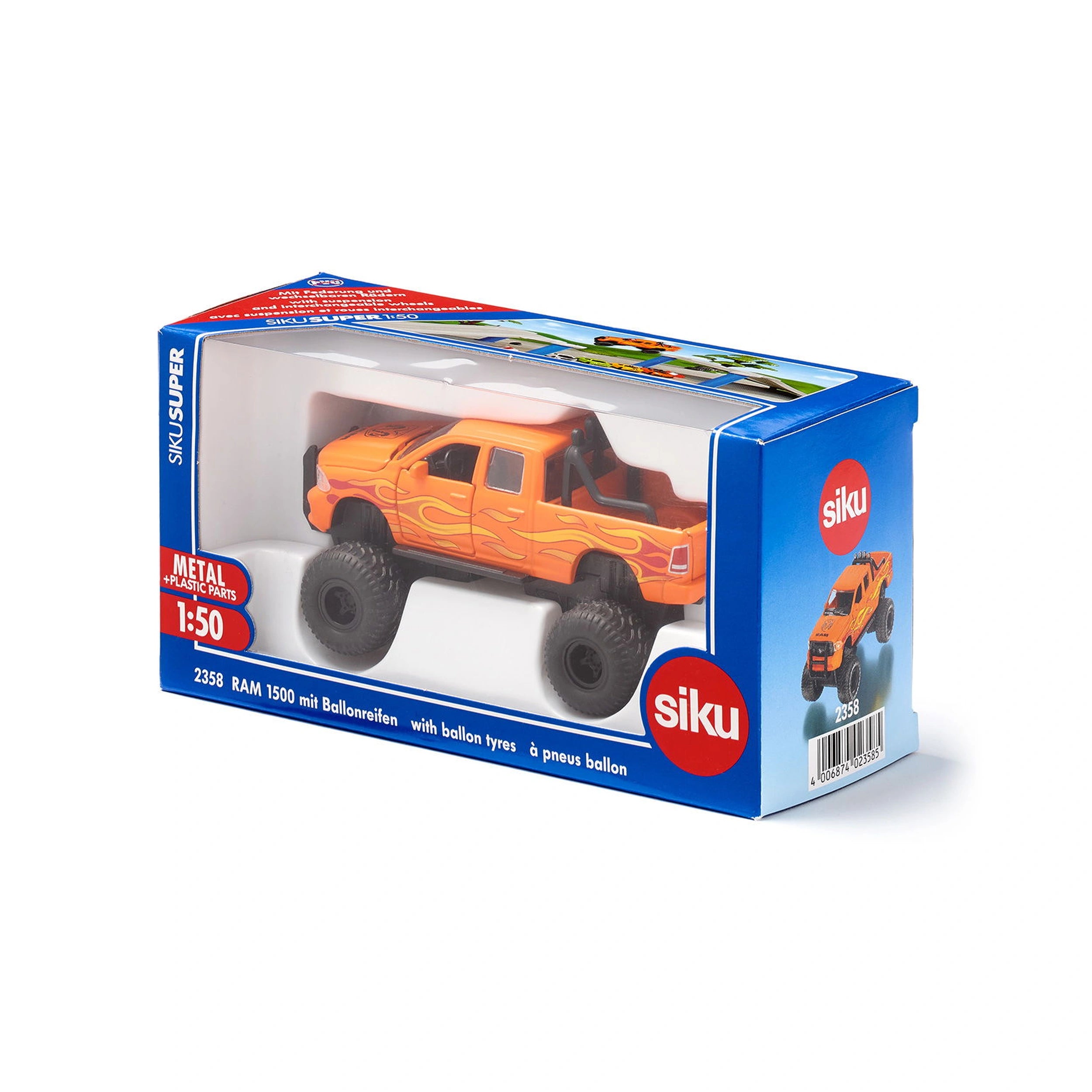 Siku - RAM1500 with balloon tyres - Play Vehicles