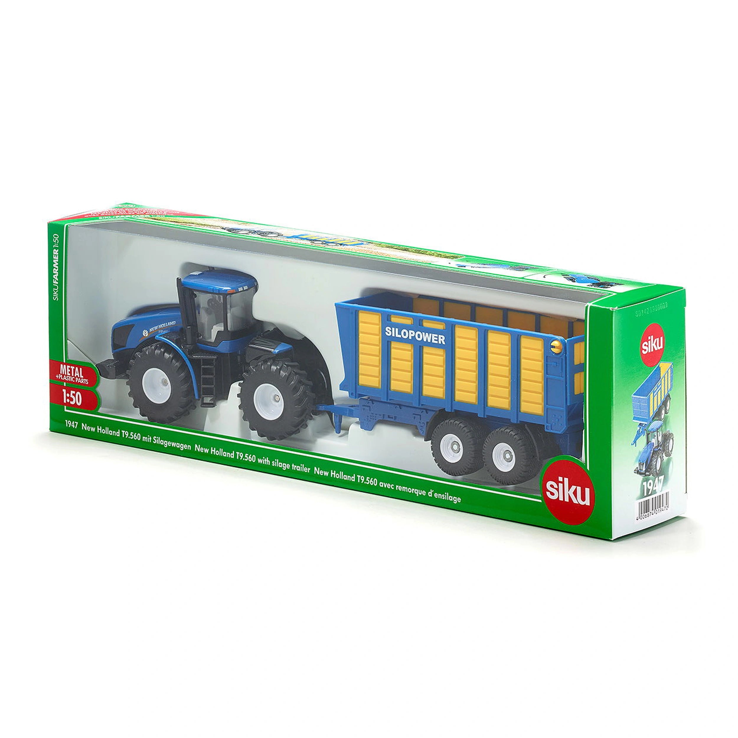 Siku - Tractor with silage trailer - Play Vehicles