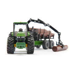 Siku - Tracteur avec remorque forestière - Véhicules de jeu
