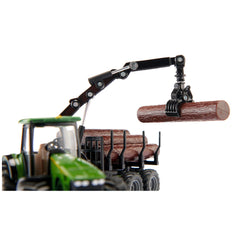 Siku - Tracteur avec remorque forestière - Véhicules de jeu