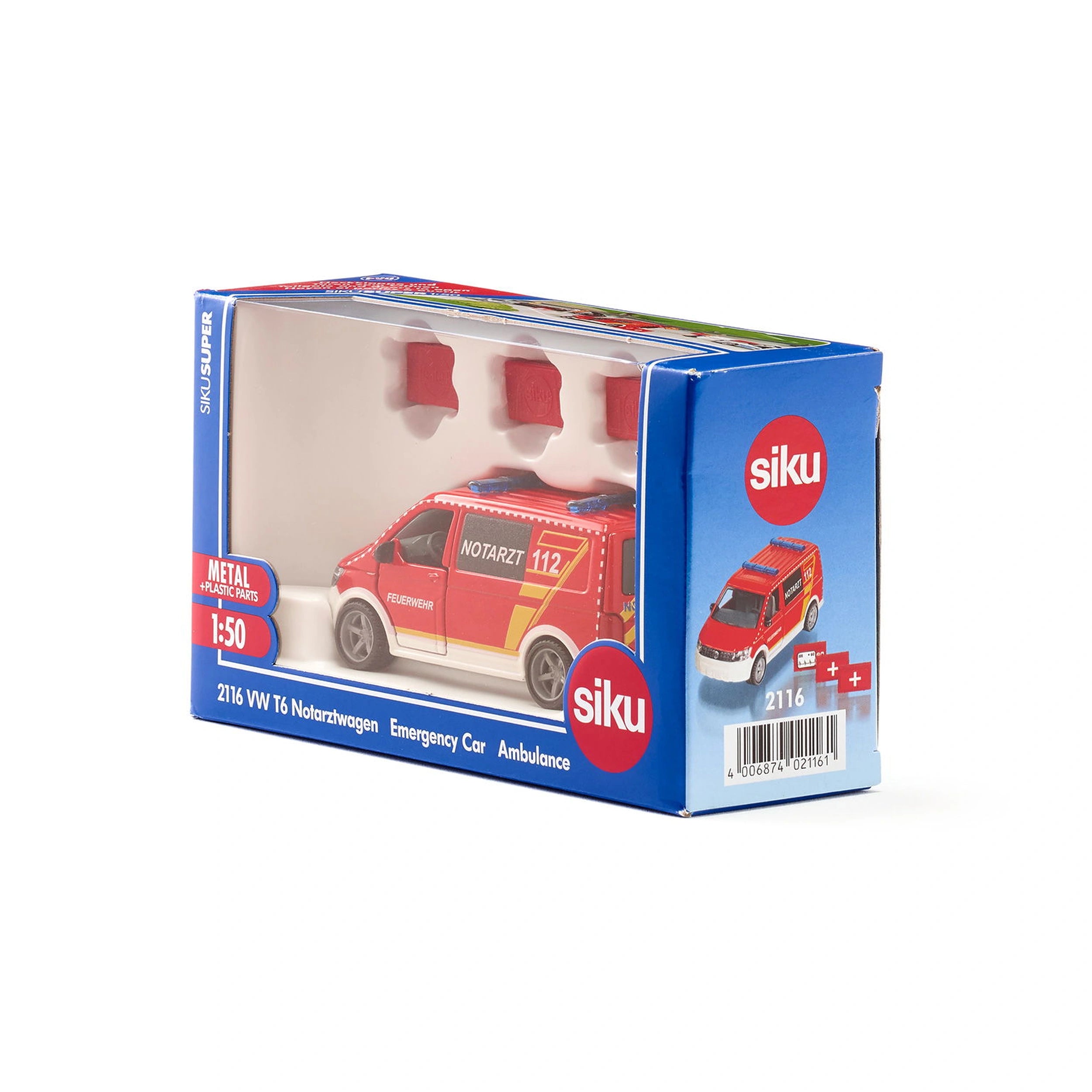 Siku - Volkswagen T6 Emergency Car - Toy Playsets