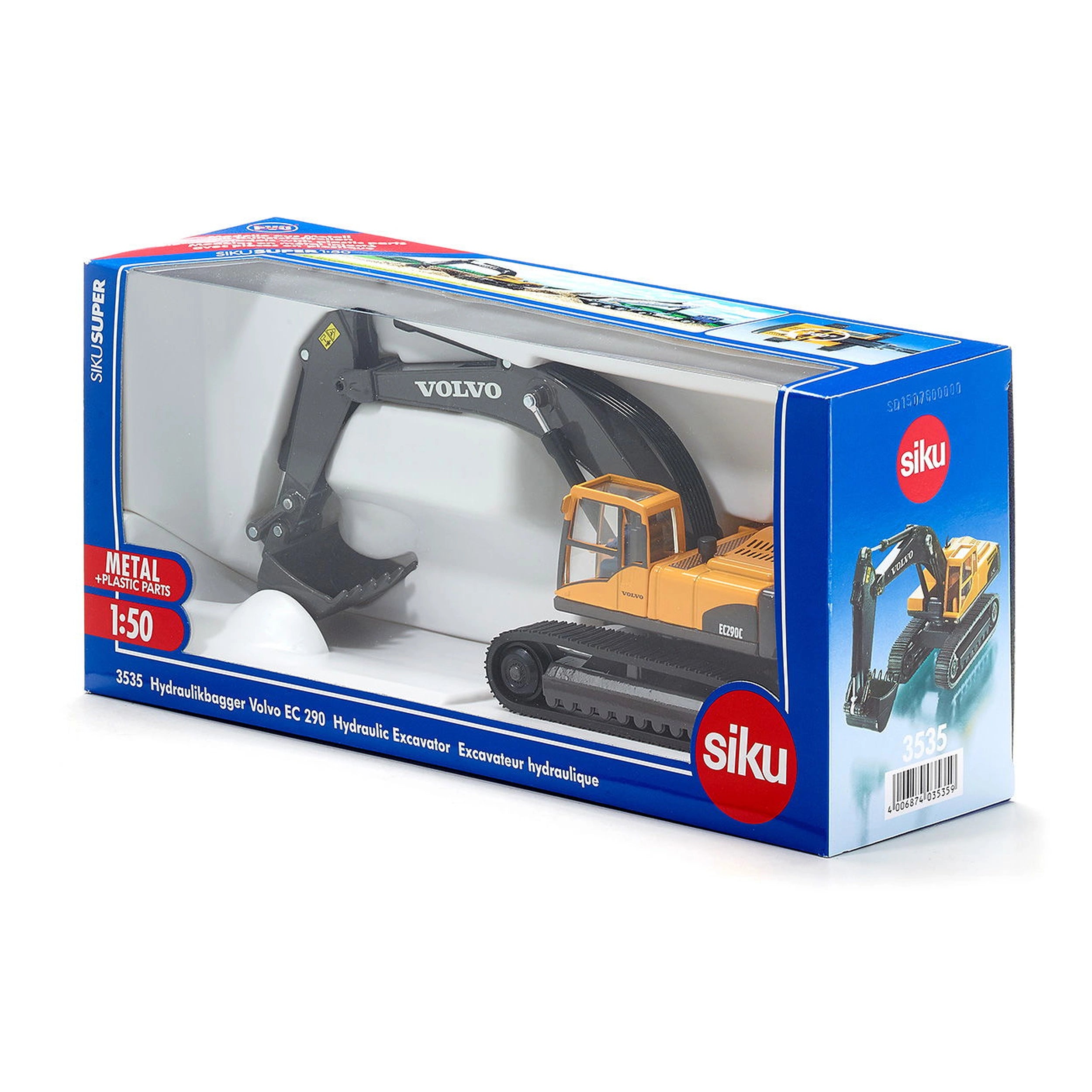 Siku - Volvo EC290 Hydraulic excavator - Play Vehicles