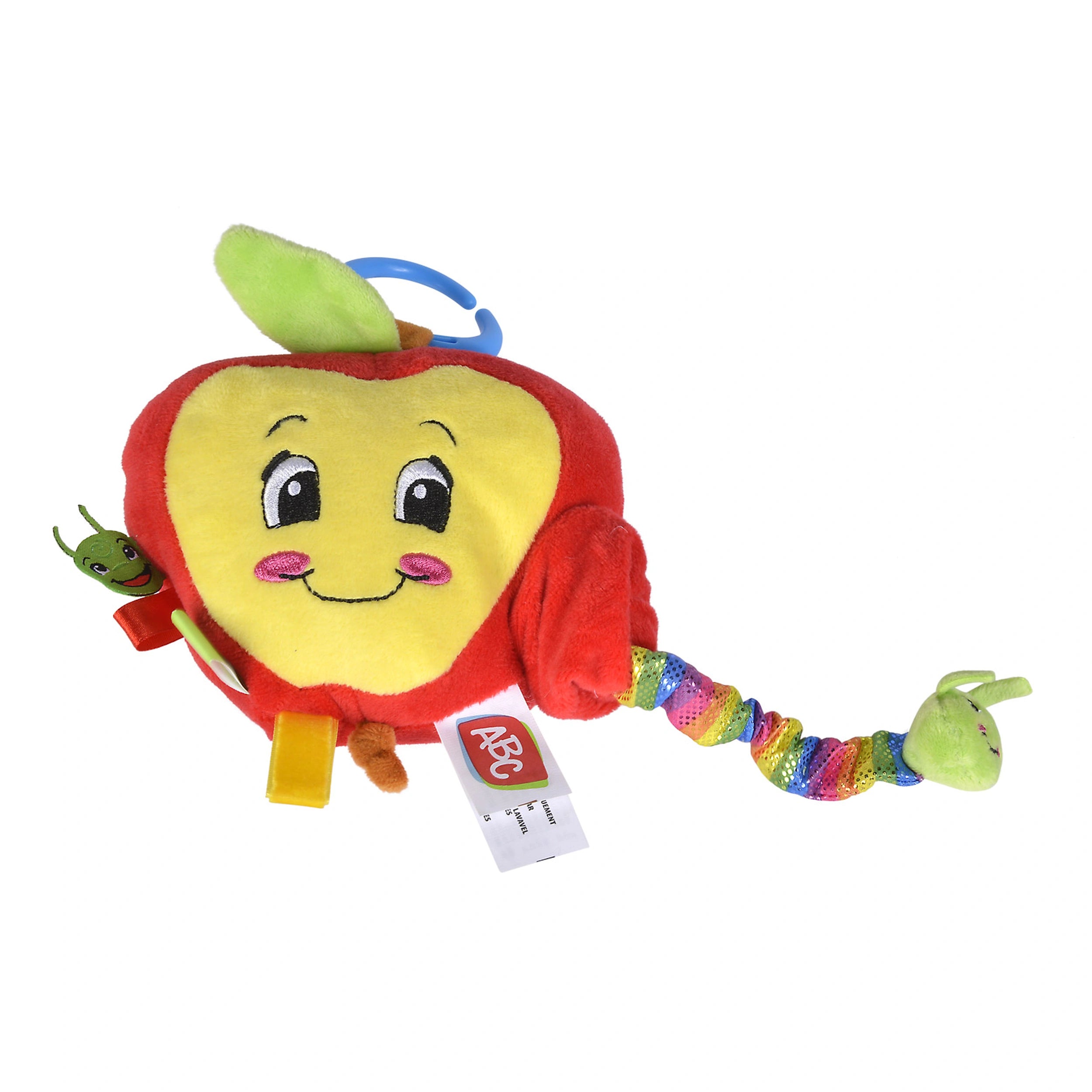 Simba - ABC Activities Apple with Caterpillar Cuddle - Baby Activity Toys