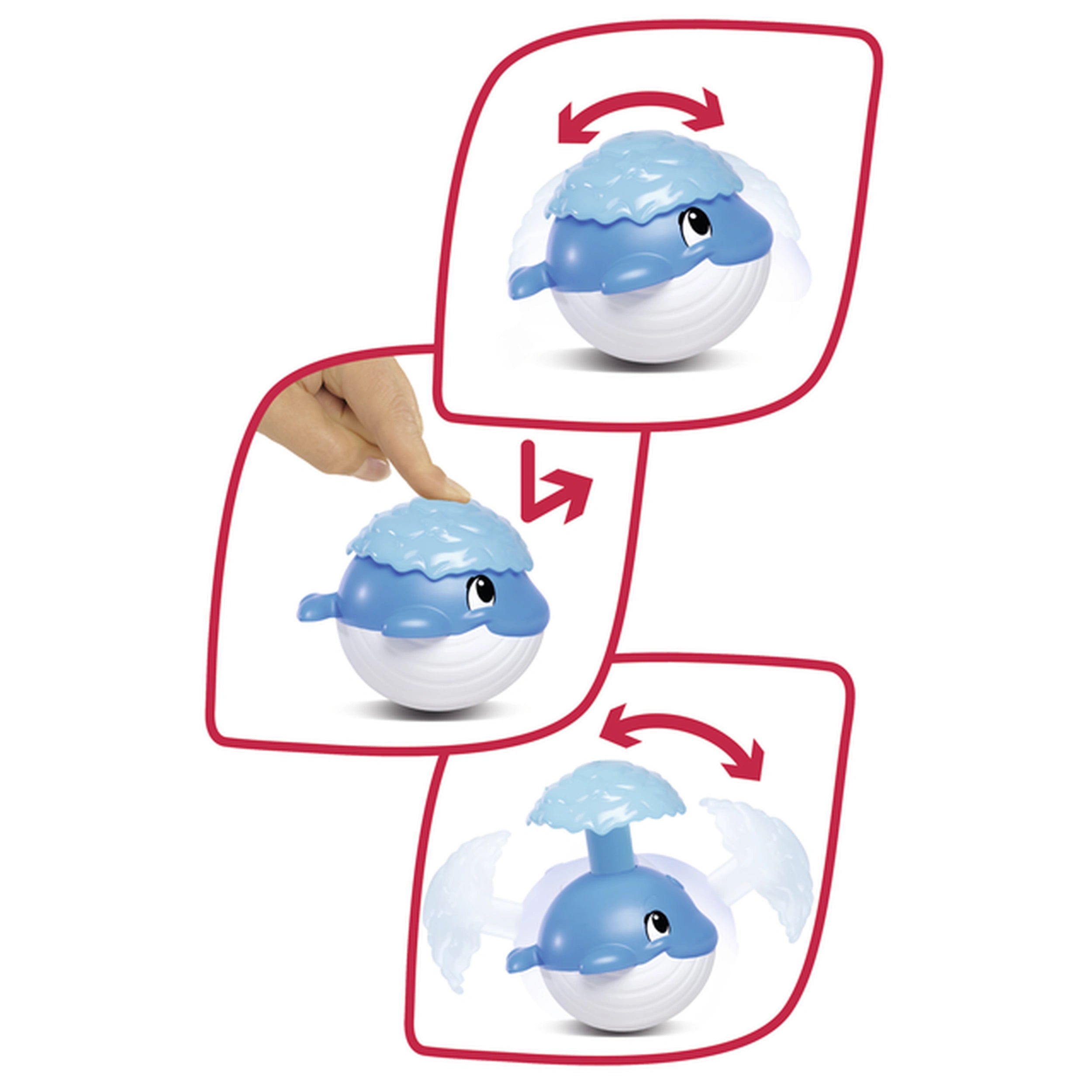 Simba - ABC Wobble Whale - Bath Toys