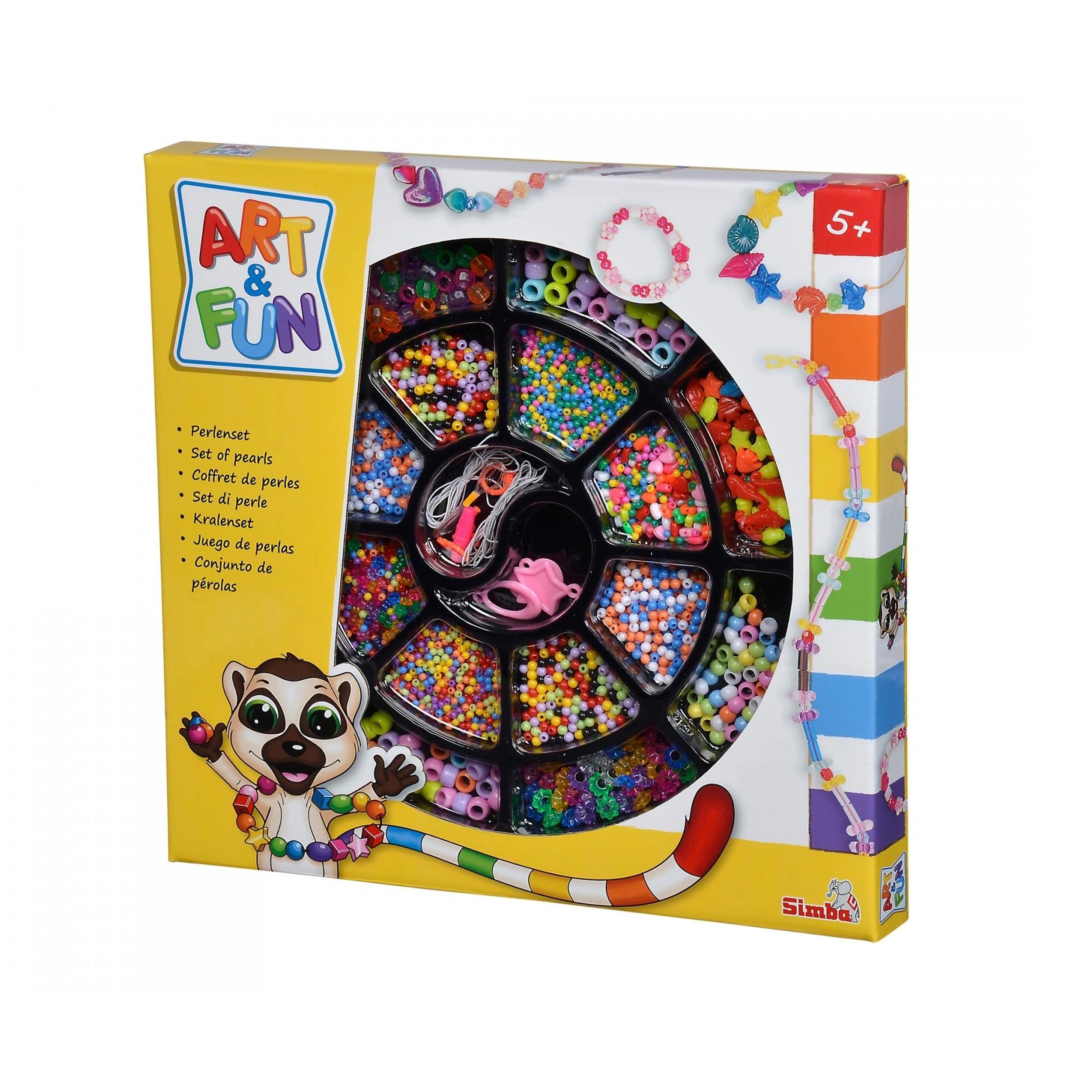 Simba - Art & Fun Beadset - Random Color Selection - Arts & Crafts