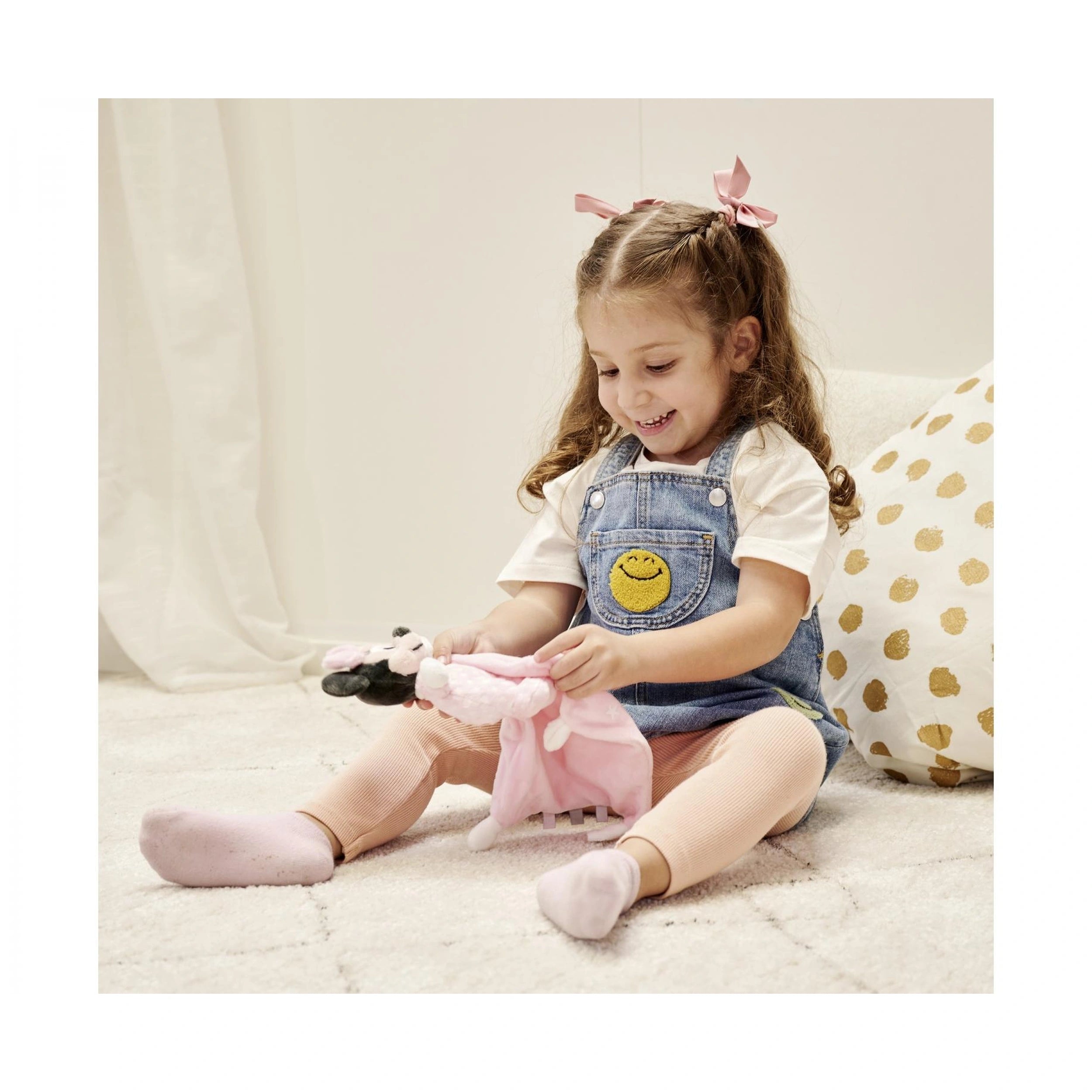 Simba - Disney Minnie Glow in the Dark Doudou Starry Cuddle Cloth - Stuffed Animals