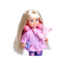 Simba - Poupées - Coffret Evi Love Mini Poupée Voyage Rose - 3 Ans+