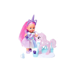 Simba - Poupées - Coffret Evi Love Licorne - Poupée 12 cm - 3 Ans+