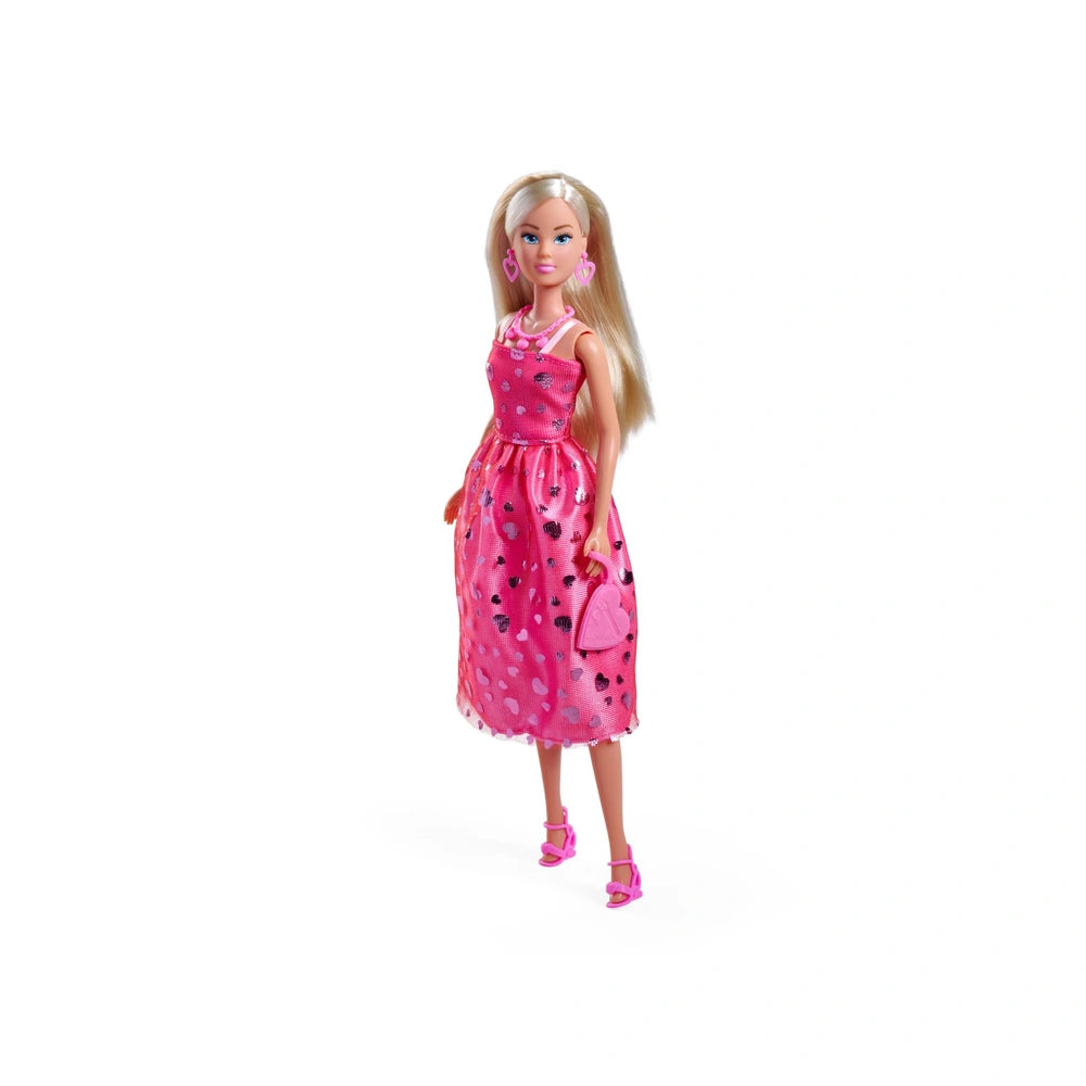Simba - Dolls - Steffi Love Pink Love Doll - Sparkly Heart Dress - 3+ Years