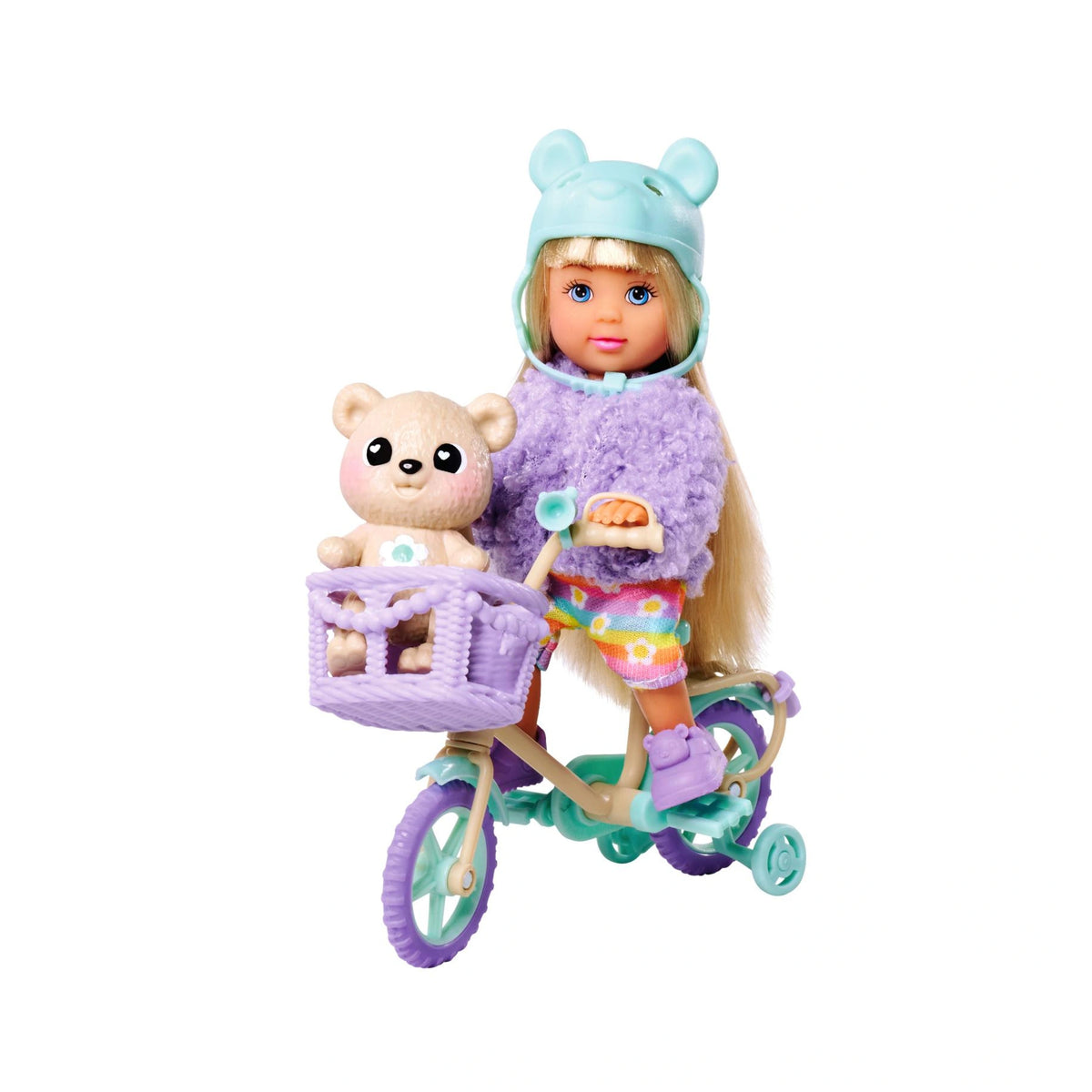 Simba - Poupée Evi LOVE avec vélo - Ensembles de jeux de poupées et figurines