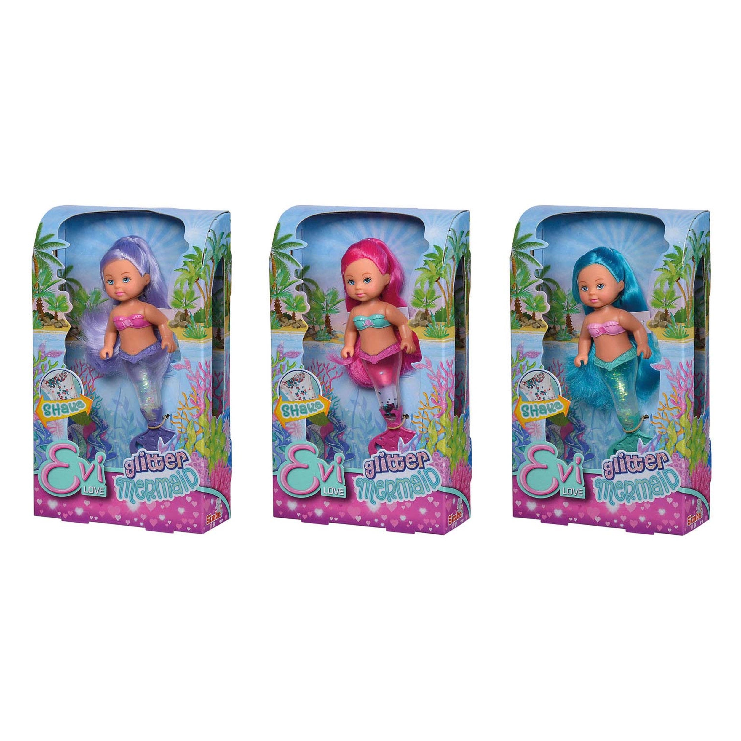 Simba - Evi LOVE Glitter Mermaid - Dolls, Playsets & Toy Figures