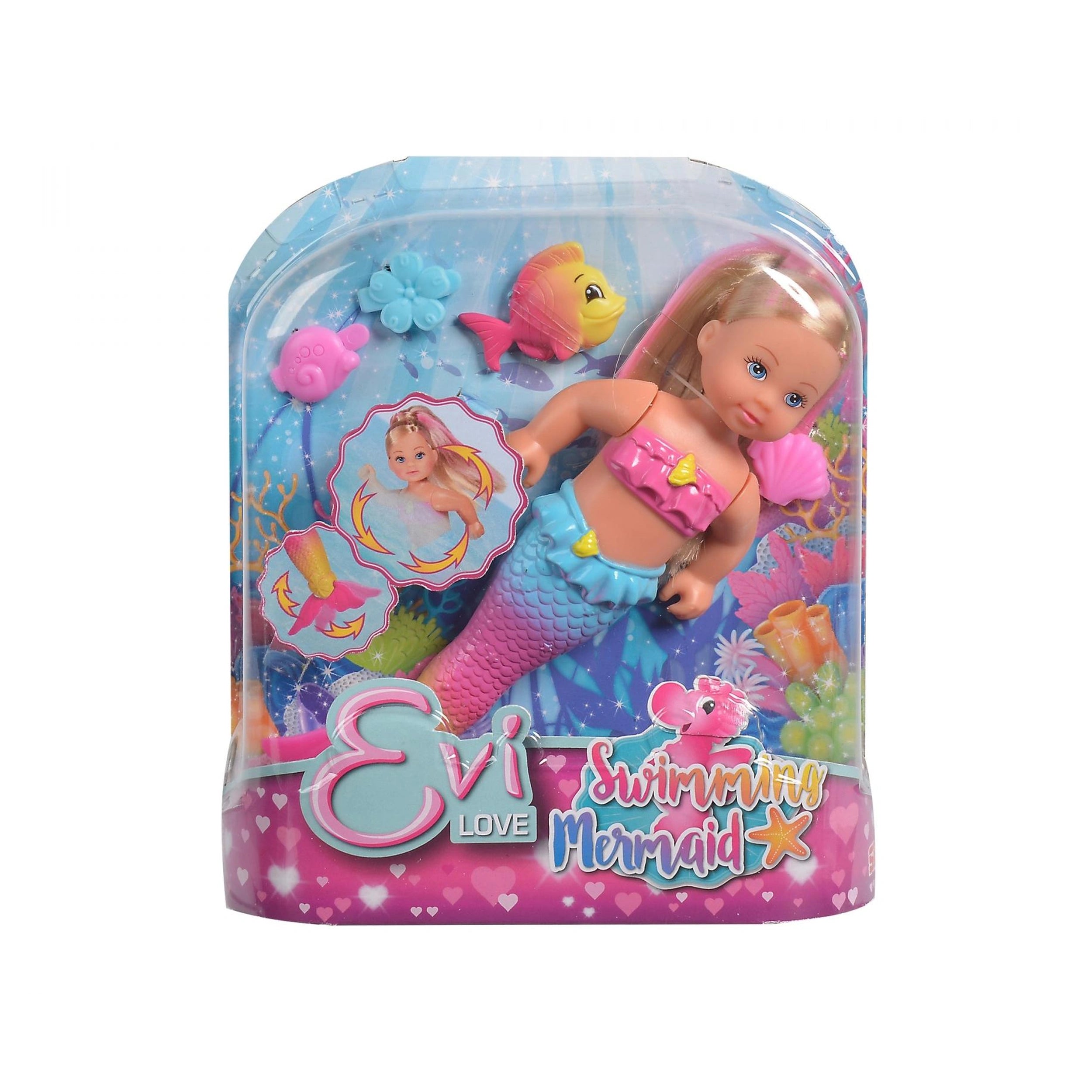 Simba - Evi LOVE Swimming Mermaid - Dolls, Playsets & Toy Figures
