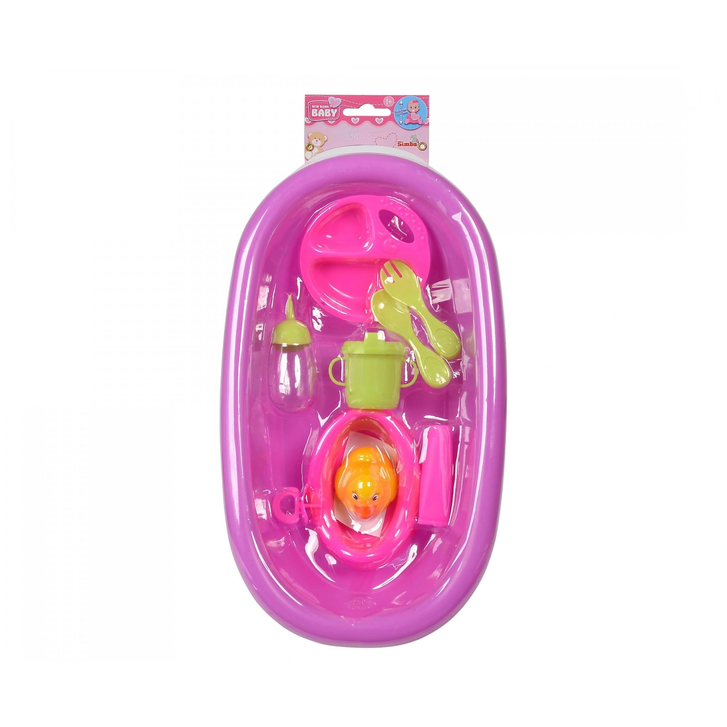 Simba - Baignoire pour bébés nouveau-nés pour poupées, 2-ass. - Poupées, ensembles de jeu et figurines