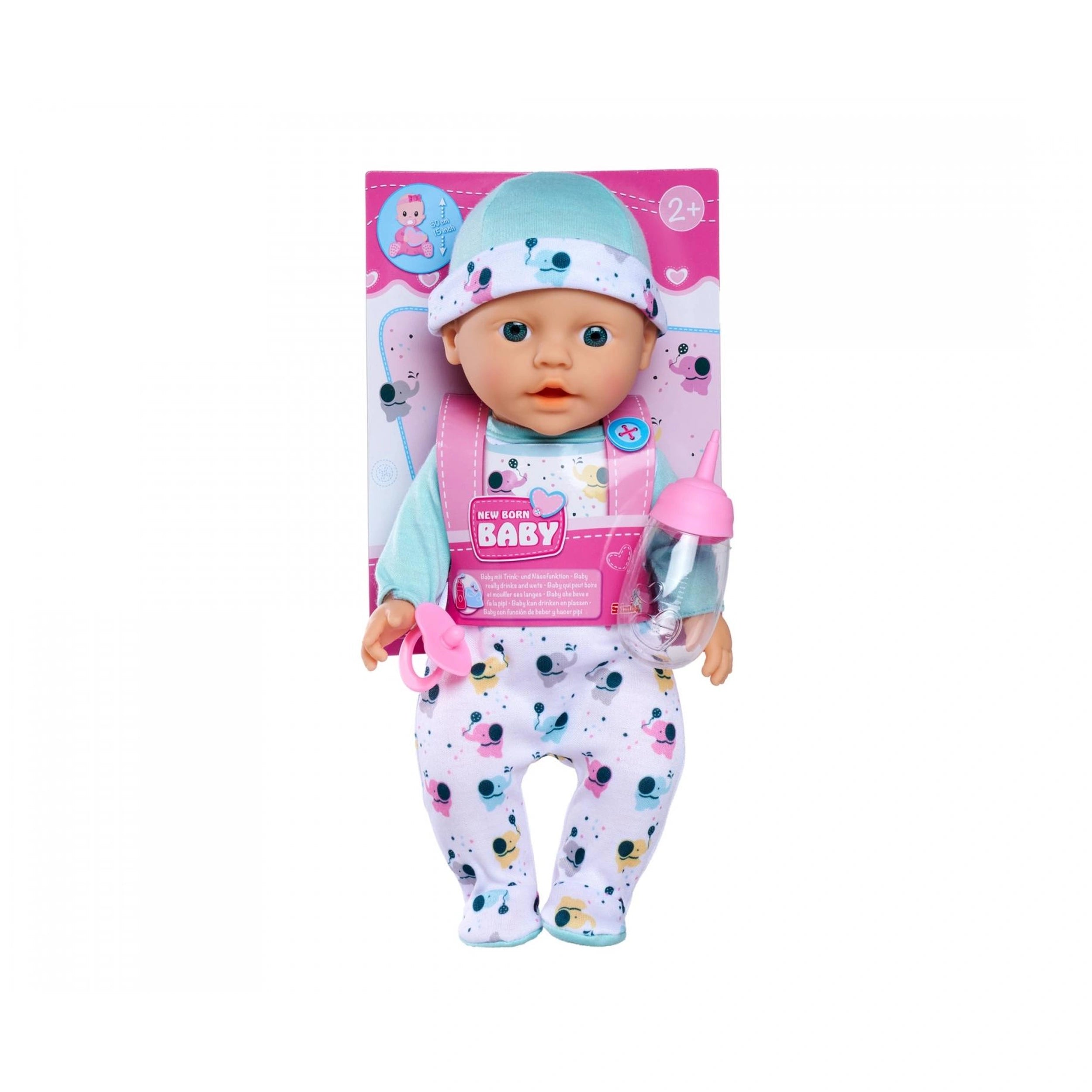 Simba - Nouveau-né Bébé petit Éléphant - Poupées, Ensembles de jeu et Figurines