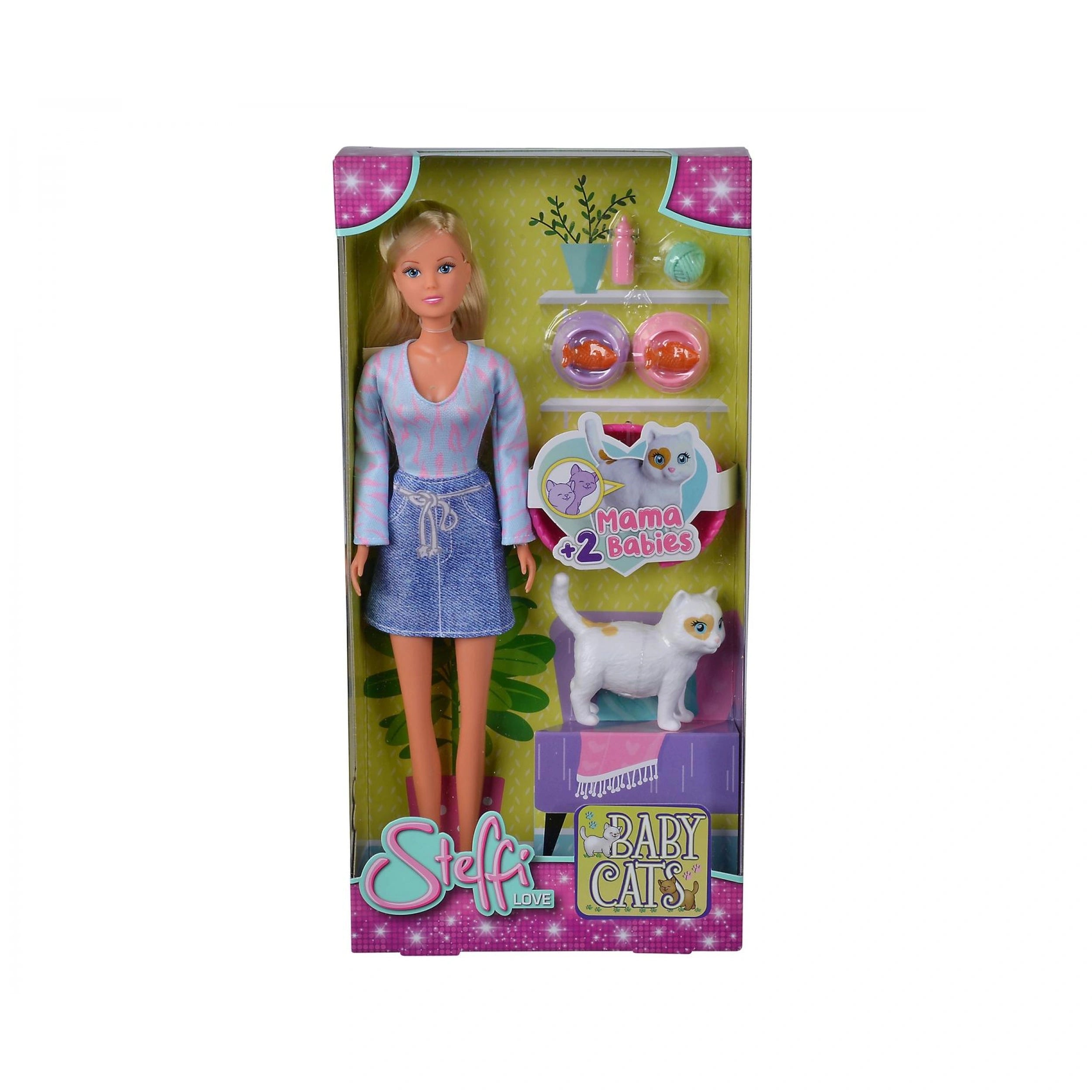Simba - Steffi LOVE Chatons - Poupées, Ensembles de jeu et Figurines