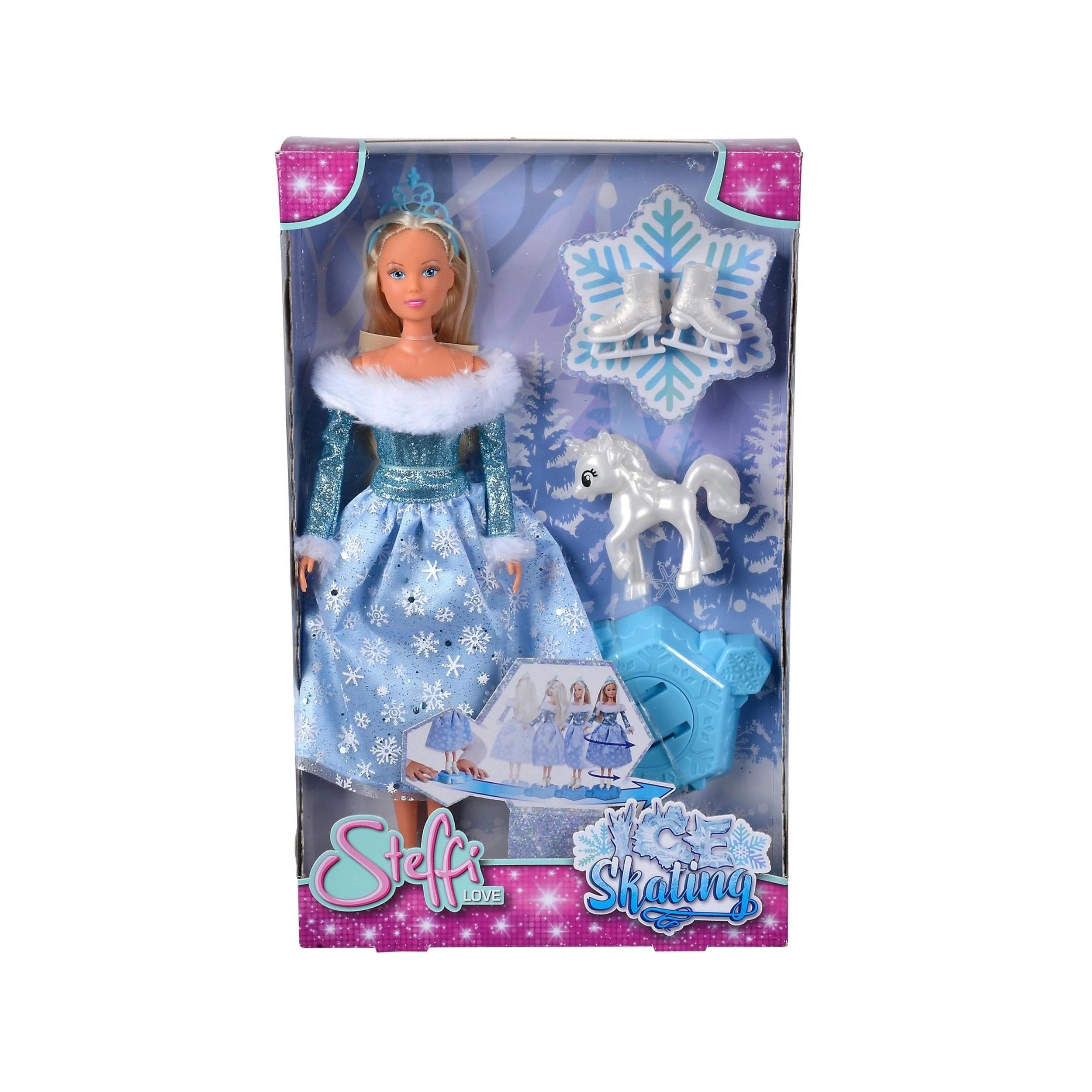 Simba - Steffi LOVE Patinage Artistique - Poupées, Ensembles de Jeu et Figurines