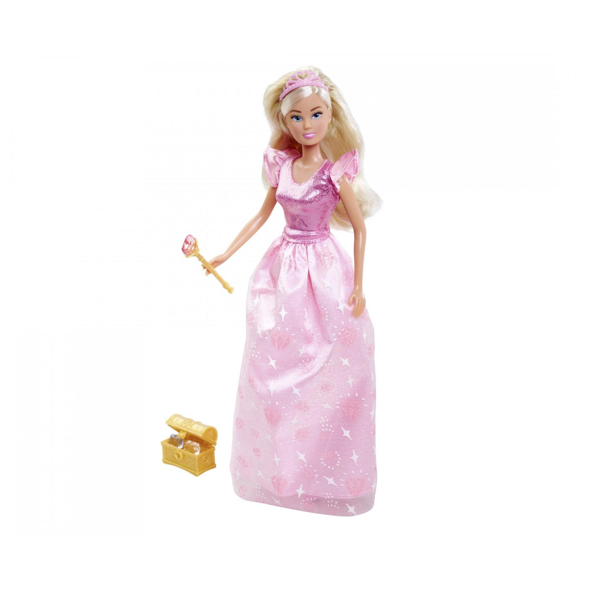 Simba - Poupée Steffi LOVE Princesse avec Coffre au Trésor - Ensembles de Jeux de Poupées & Figurines de Jouet