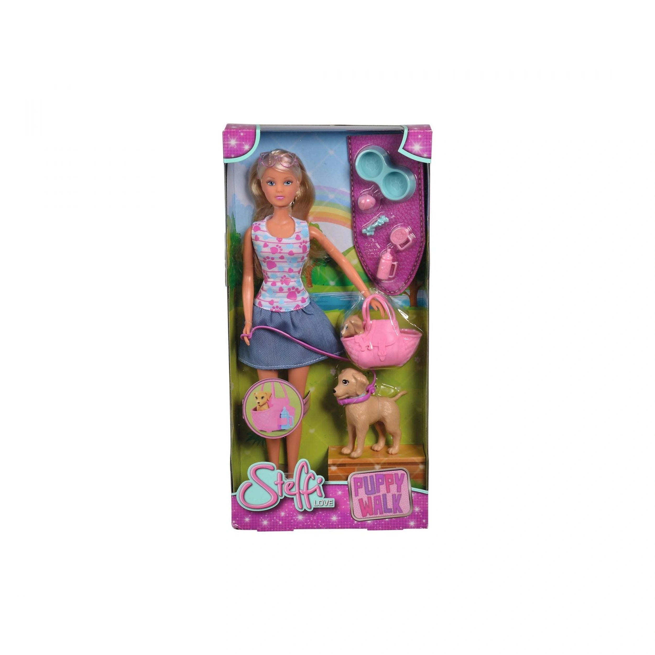 Simba - Steffi LOVE Puppy Walk - Dolls, Playsets & Toy Figures